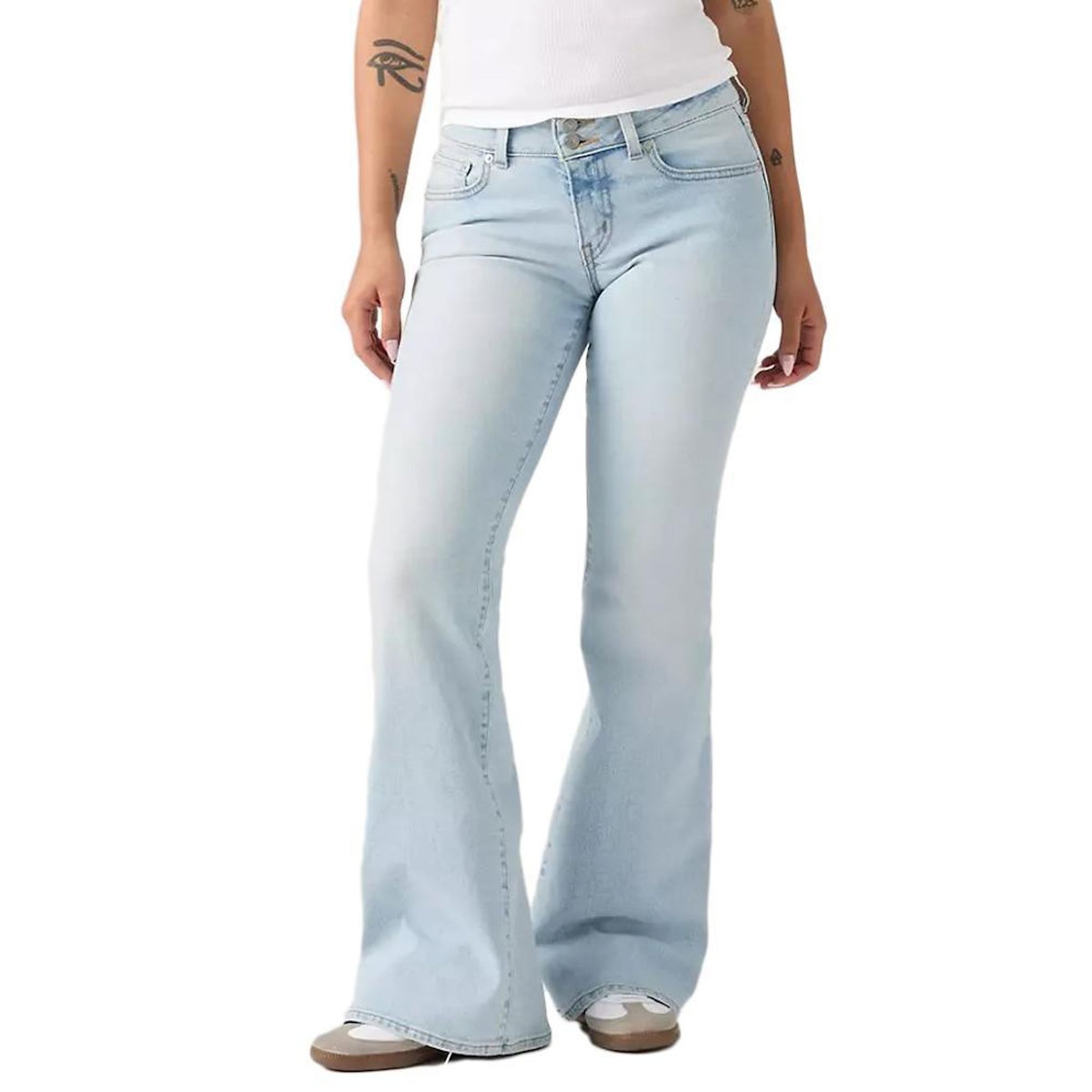 Levi's Jean Flare  Clair Femme Levi's Superlow   W25