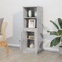 Voir la diapositive 3 : VIDAXL Buffet haut gris beton 36x35,5x103,5 cm bois d'ingenierie