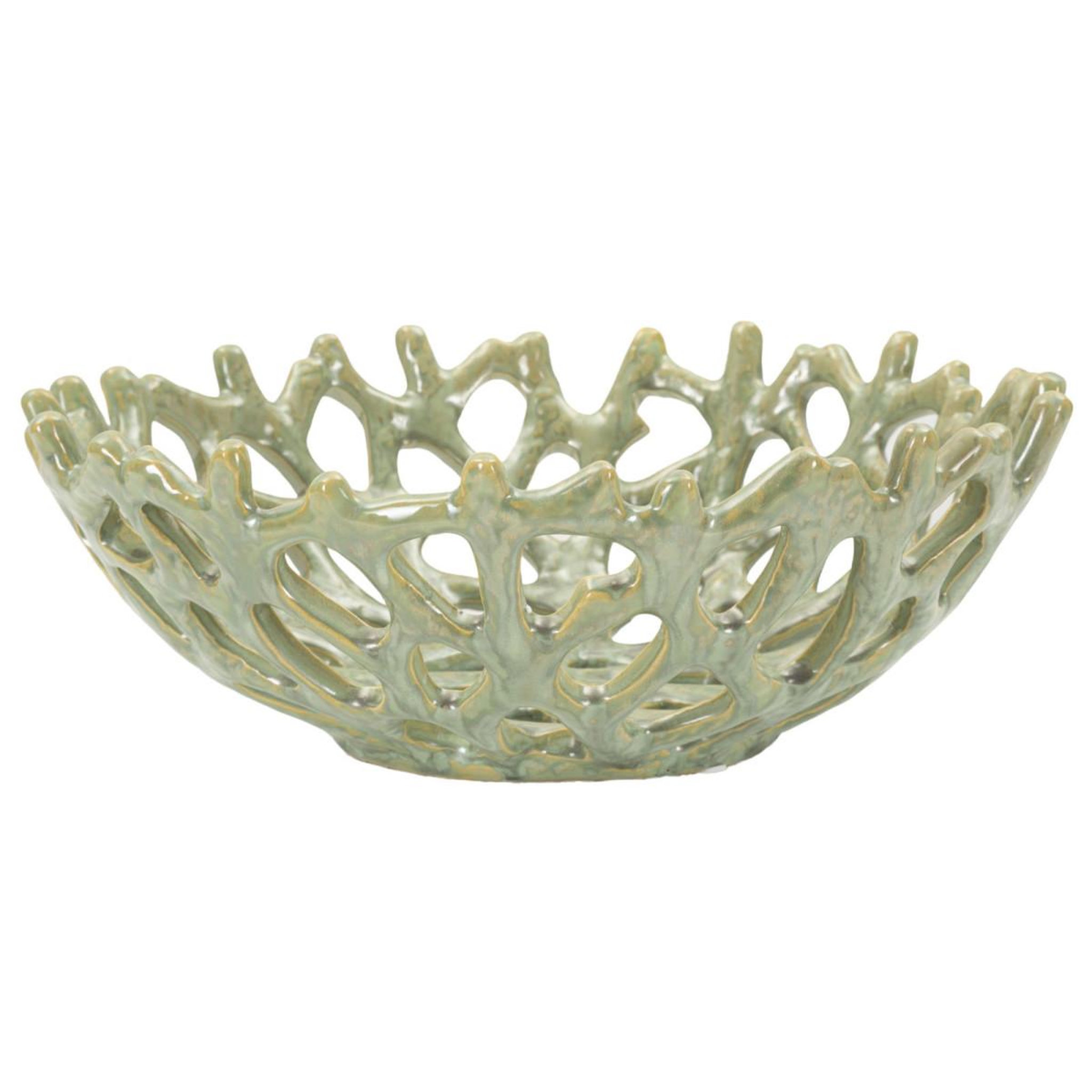 Paris Prix Vide-poche design  coral  35cm vert