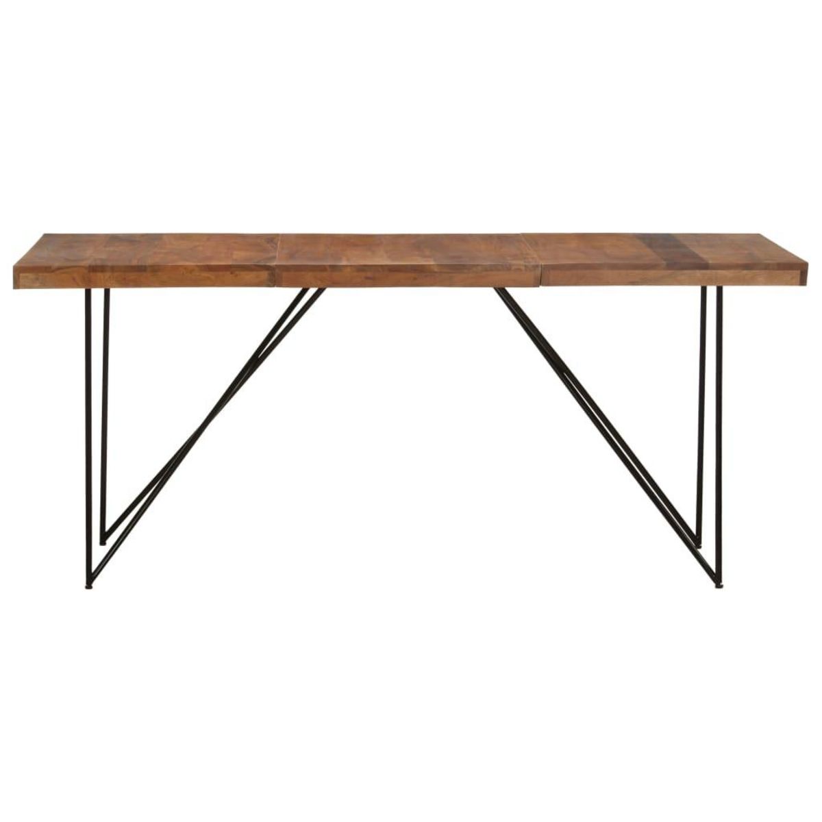VIDAXL Table a manger 180x90x76 cm Bois d'acacia massif