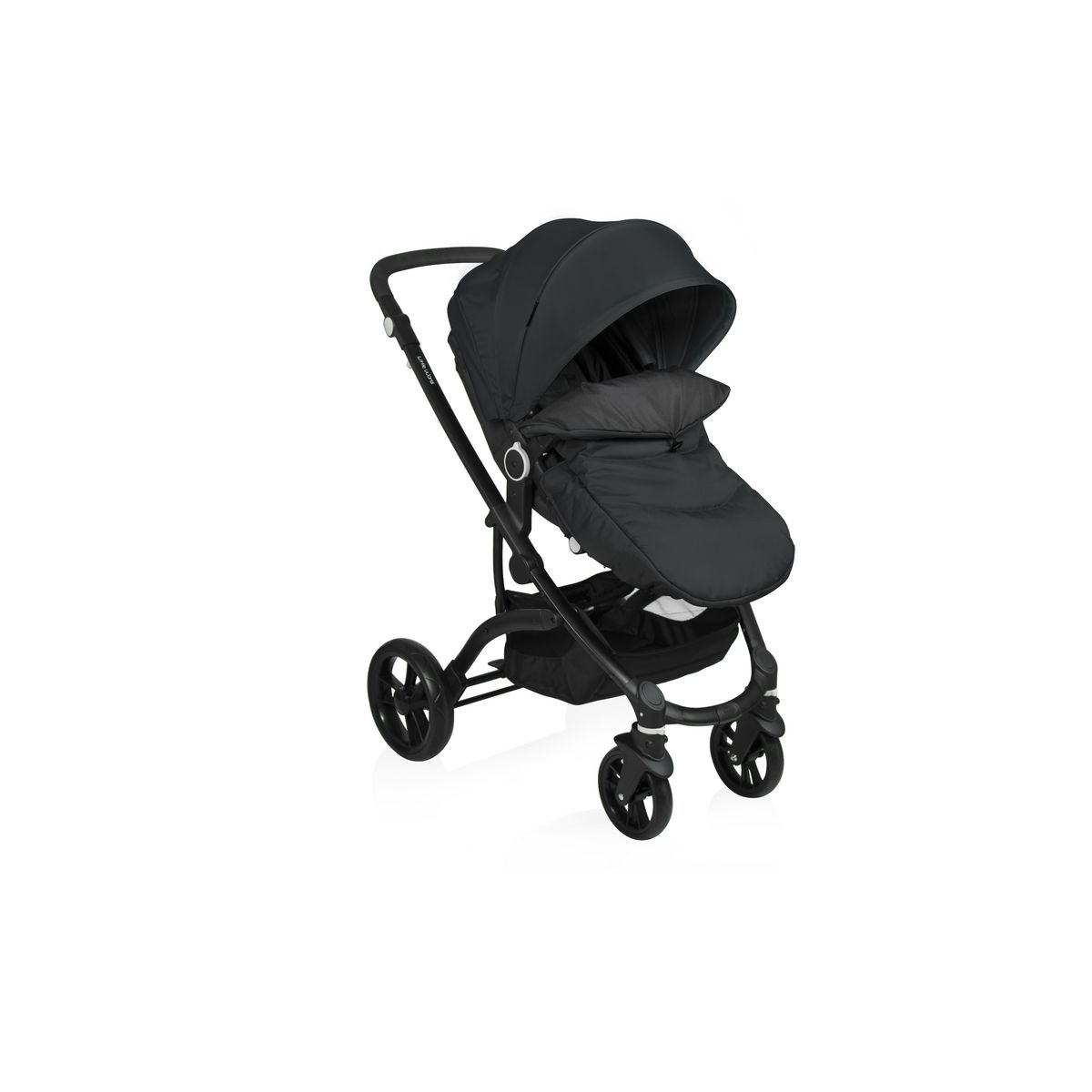LITTLE WORLD Poussette combinée 3 en 1 City Walker noire