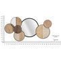 Voir la diapositive 6 : Paris Prix Miroir Mural Déco  Woody  123cm Naturel