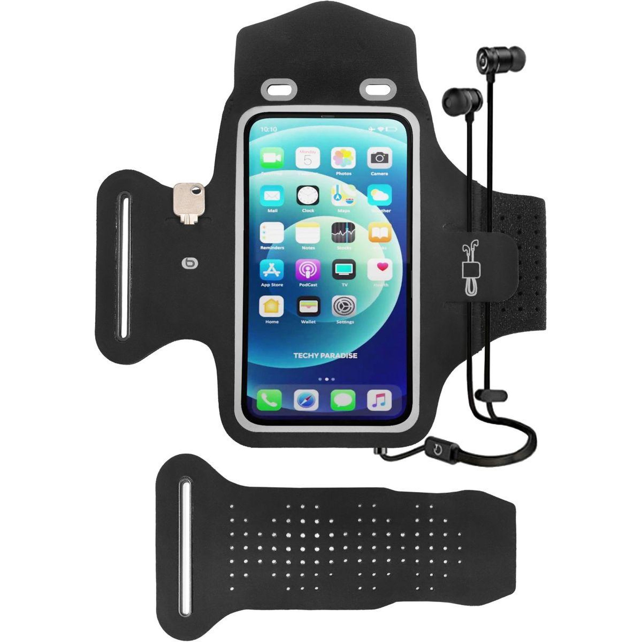 Voir la diapositive 2 : ESSENTIEL B Brassard de sport xl