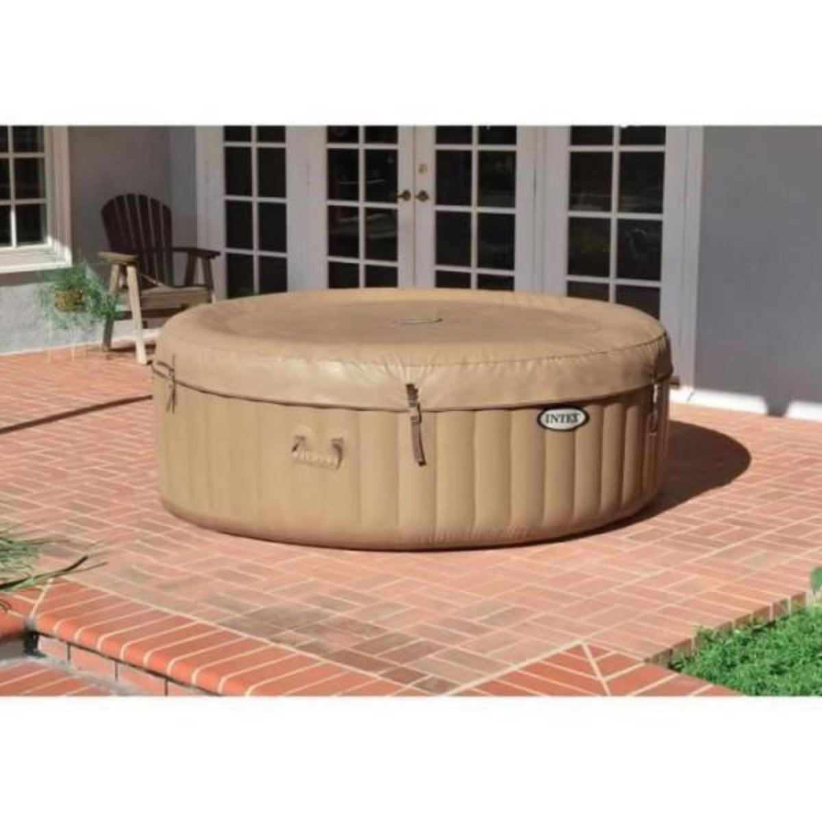 INTEX Spa gonflable INTEX - Sahara - 196 x 71 cm - 4 places - Rond - 28426EX