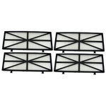 Dolphin Kit de 4 cartouches 50 microns pour robot dolphin master m3, swash et nauty - 9991422-assy