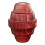 Voir la diapositive 1 : Paris Prix Vase Design en Verre  Max  23cm Rouge