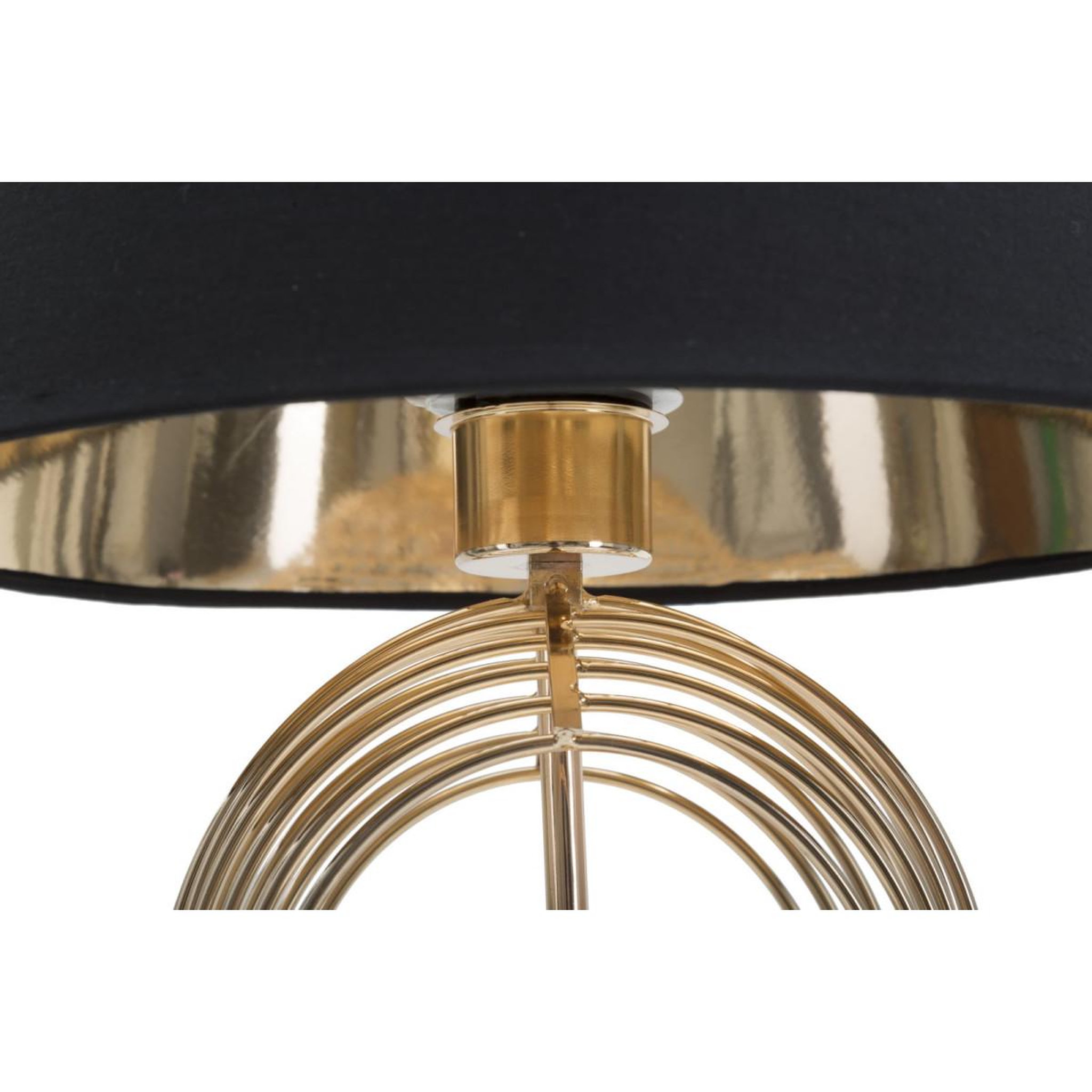 Voir la diapositive 4 : Paris Prix Lampe à poser en métal  maxt  53cm or & noir