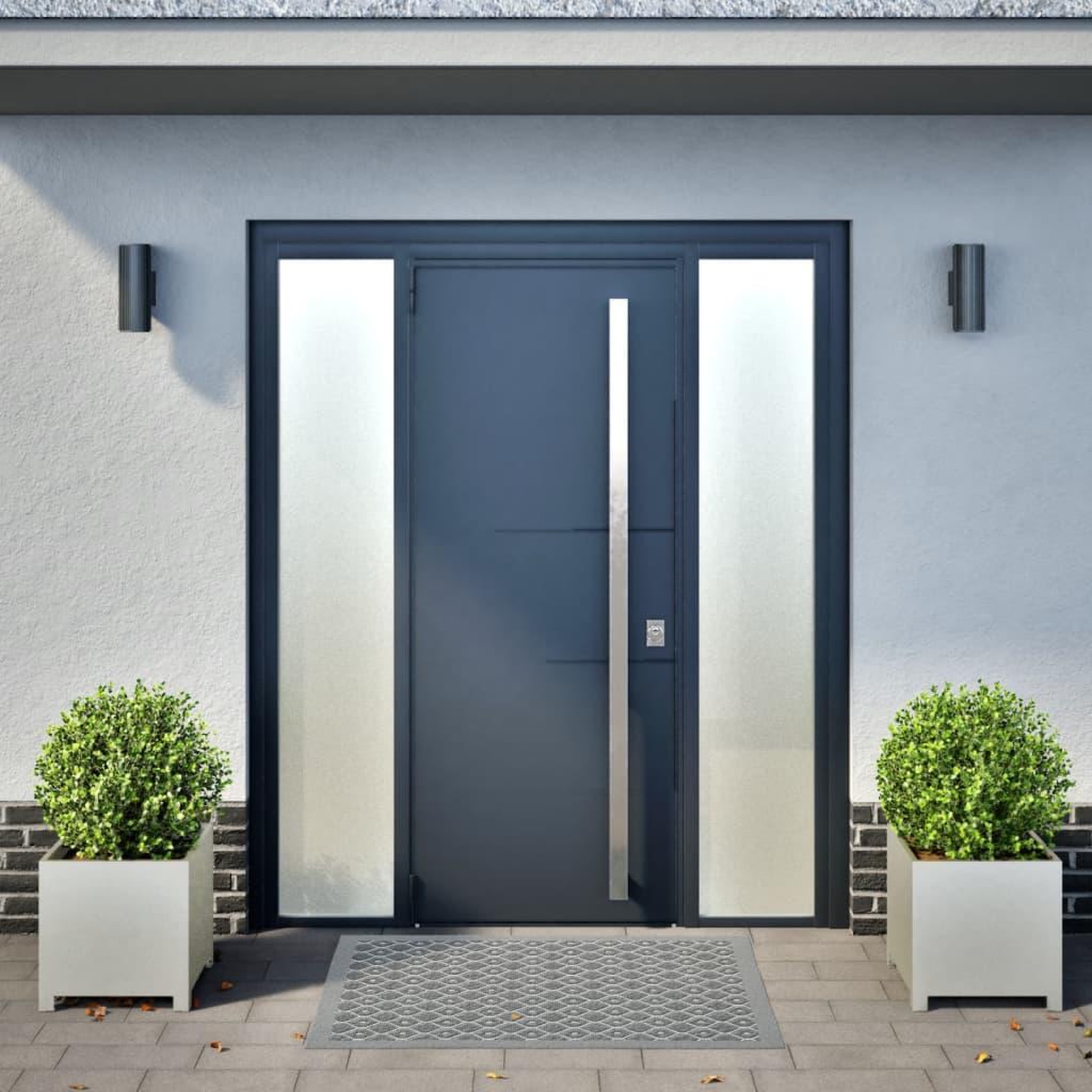 Voir la diapositive 3 : VIDAXL Jardinieres 2 pcs 40x40x40 cm acier inoxydable