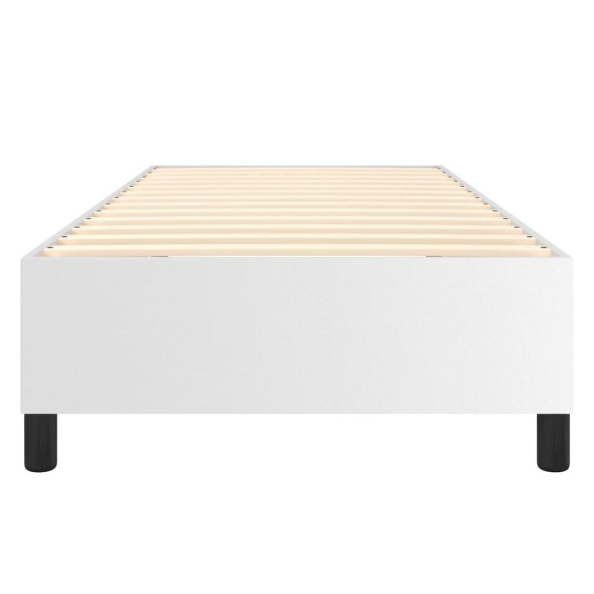 VIDAXL Cadre de lit sans matelas blanc 80x200 cm similicuir