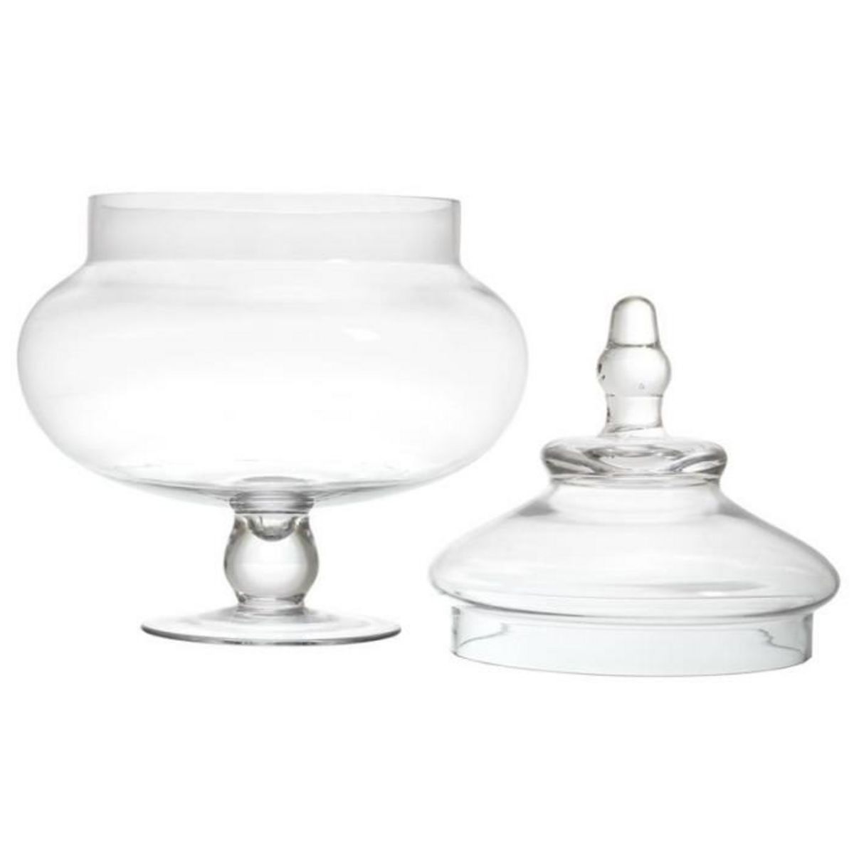 Paris Prix Bonbonnière sur Pied  Sucrerie  29cm Transparent