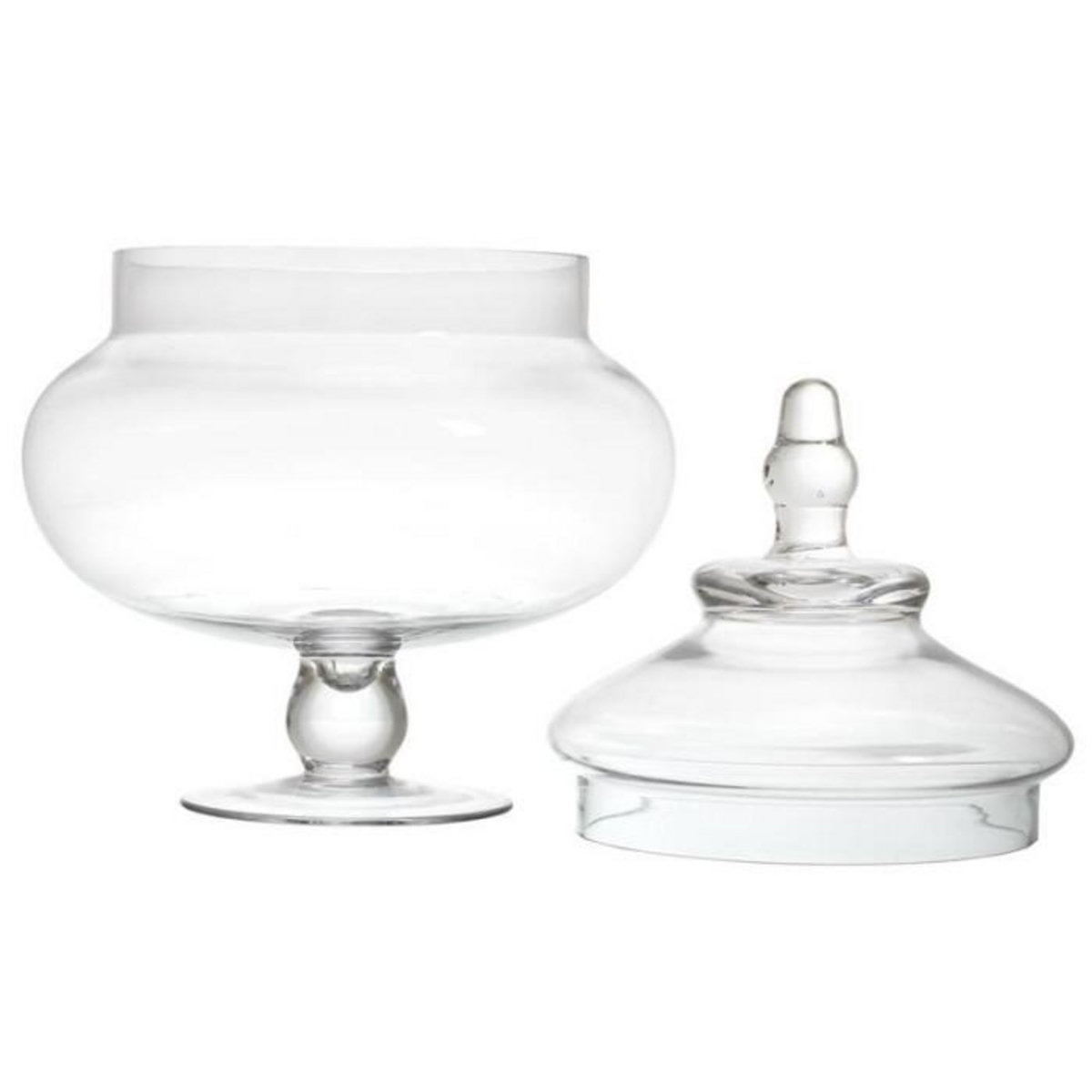 Paris Prix Bonbonnière sur Pied  Sucrerie  29cm Transparent