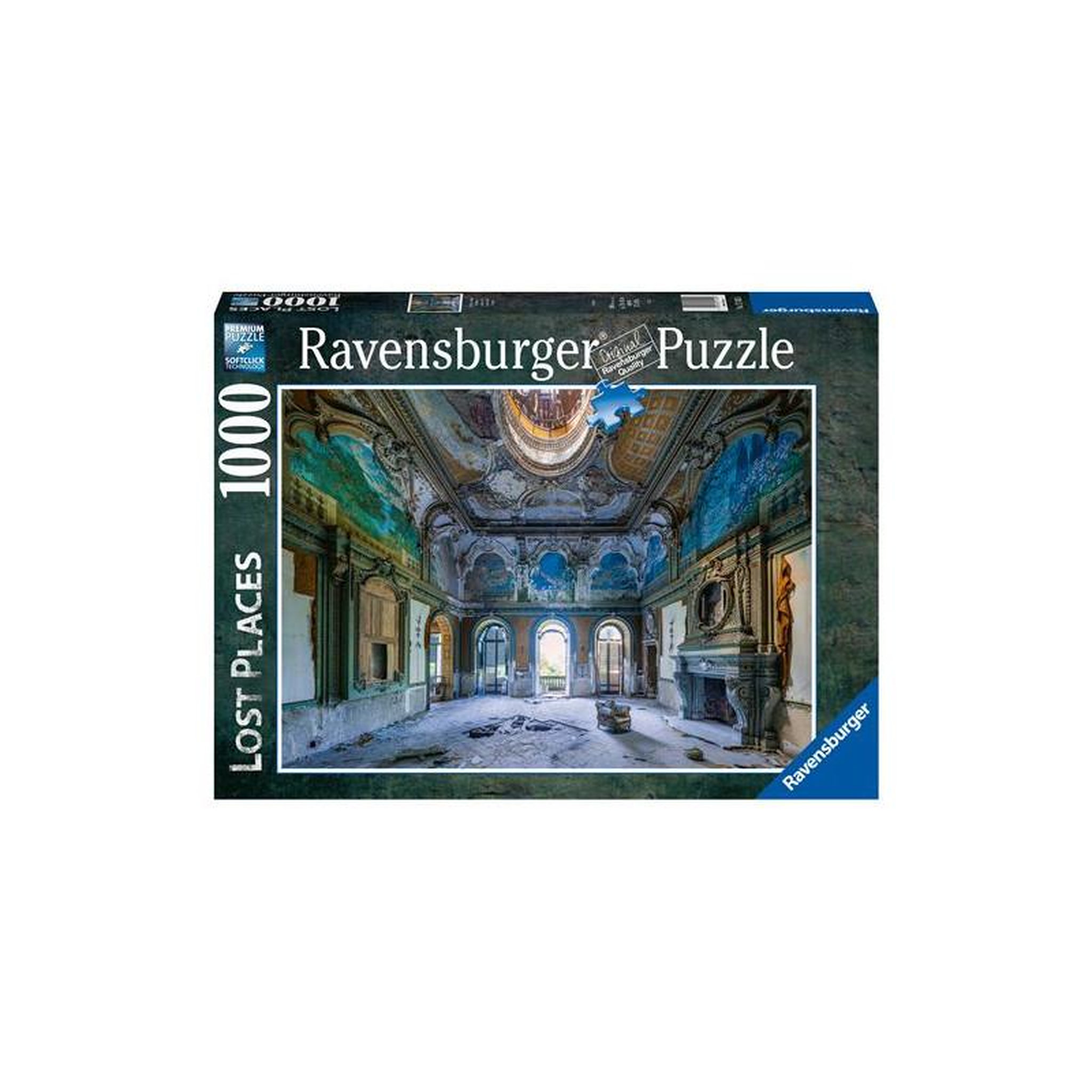 RAVENSBURGER Puzzle 1000 pièces – La salle de bal – Collection Lost Places – Lieux abandonnés mystérieux – Adulte – Ravensburger