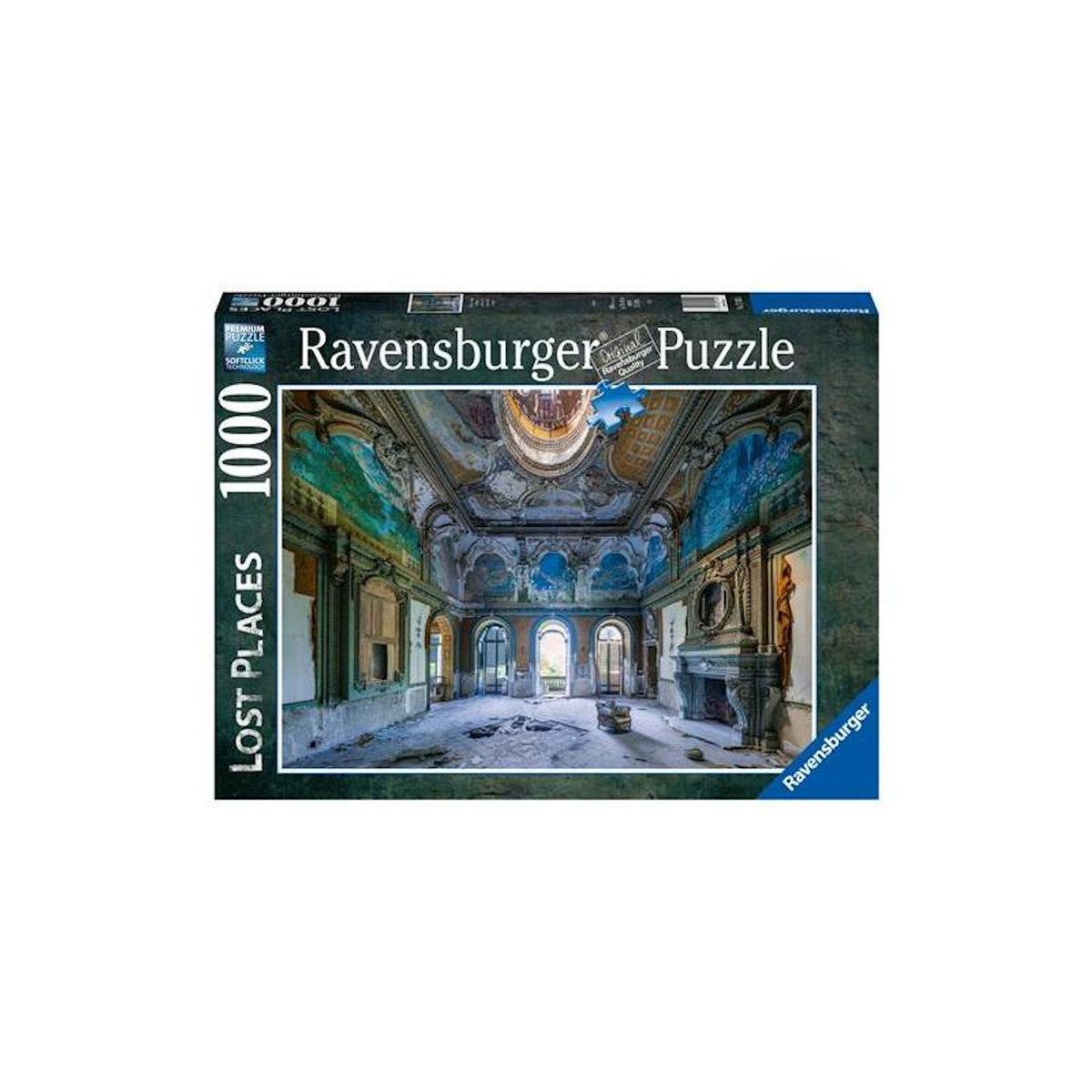 RAVENSBURGER Puzzle 1000 pièces – La salle de bal – Collection Lost Places – Lieux abandonnés mystérieux – Adulte – Ravensburger