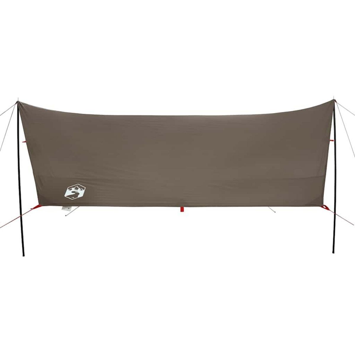 VIDAXL Bache de camping marron 438x376x212 cm impermeable