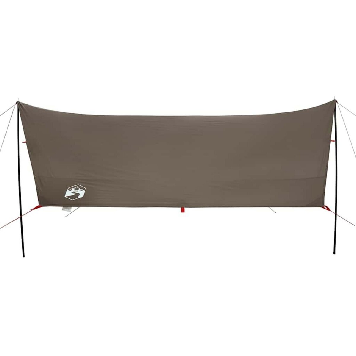 VIDAXL Bache de camping marron 438x376x212 cm impermeable