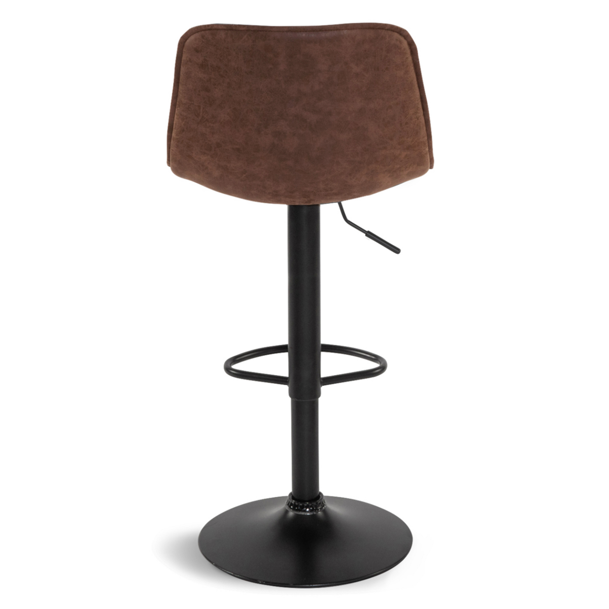 ID MARKET Lot de 4 tabourets de bar DENVER marron vintage