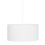 Voir la diapositive 2 : ATMOSPHERA Abat Jour en Tissu Bouclette  Beline  50cm Blanc