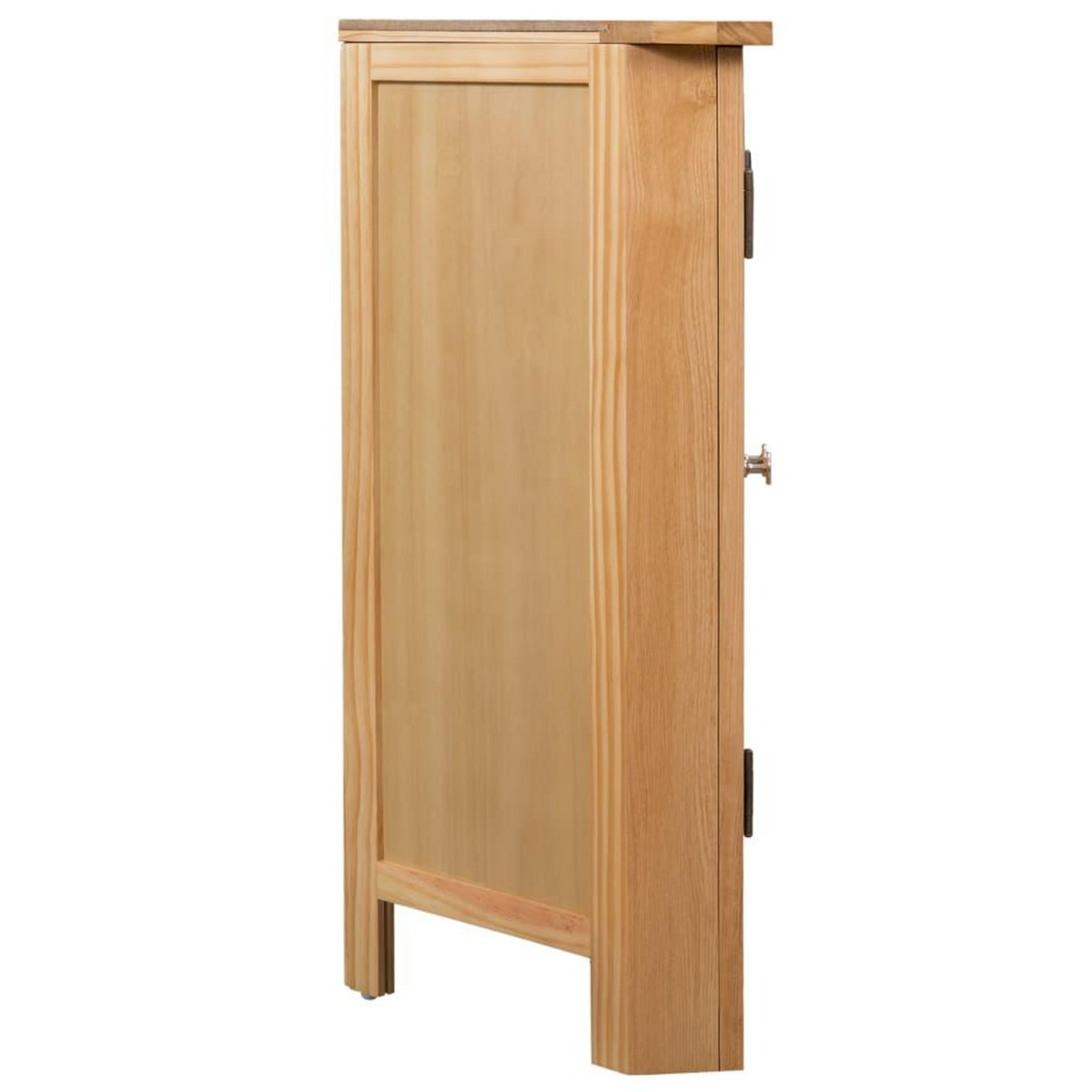 VIDAXL Armoire d'angle 80x33,5x78 cm Bois de chene massif