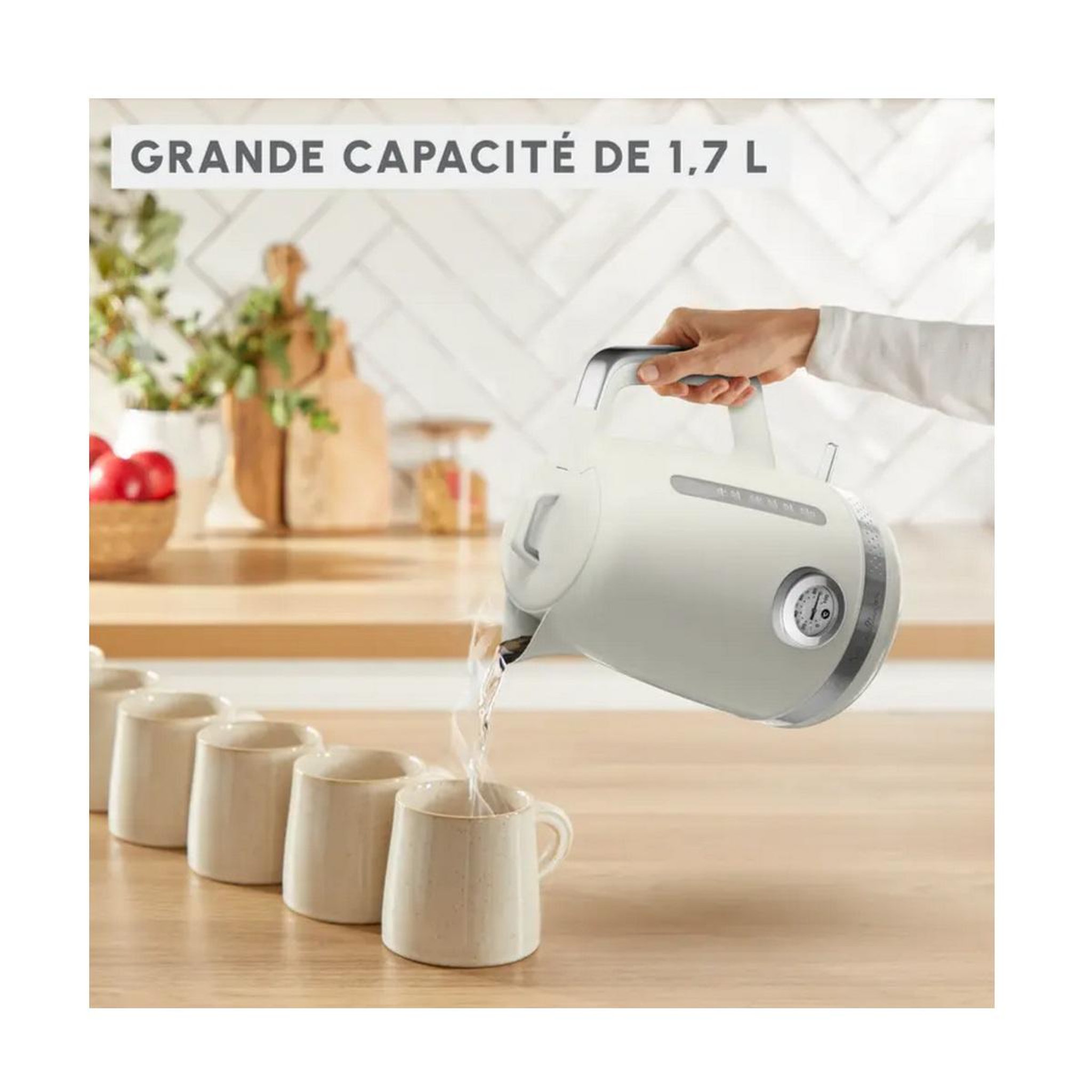 Voir la diapositive 5 : MOULINEX Bouilloire électrique 1.7l 2400w rise - BY355EA0