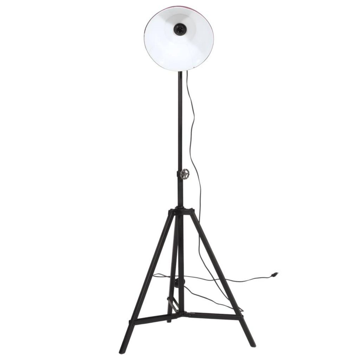 VIDAXL Lampadaire 25 W rouge delave 61x61x90/150 cm E27