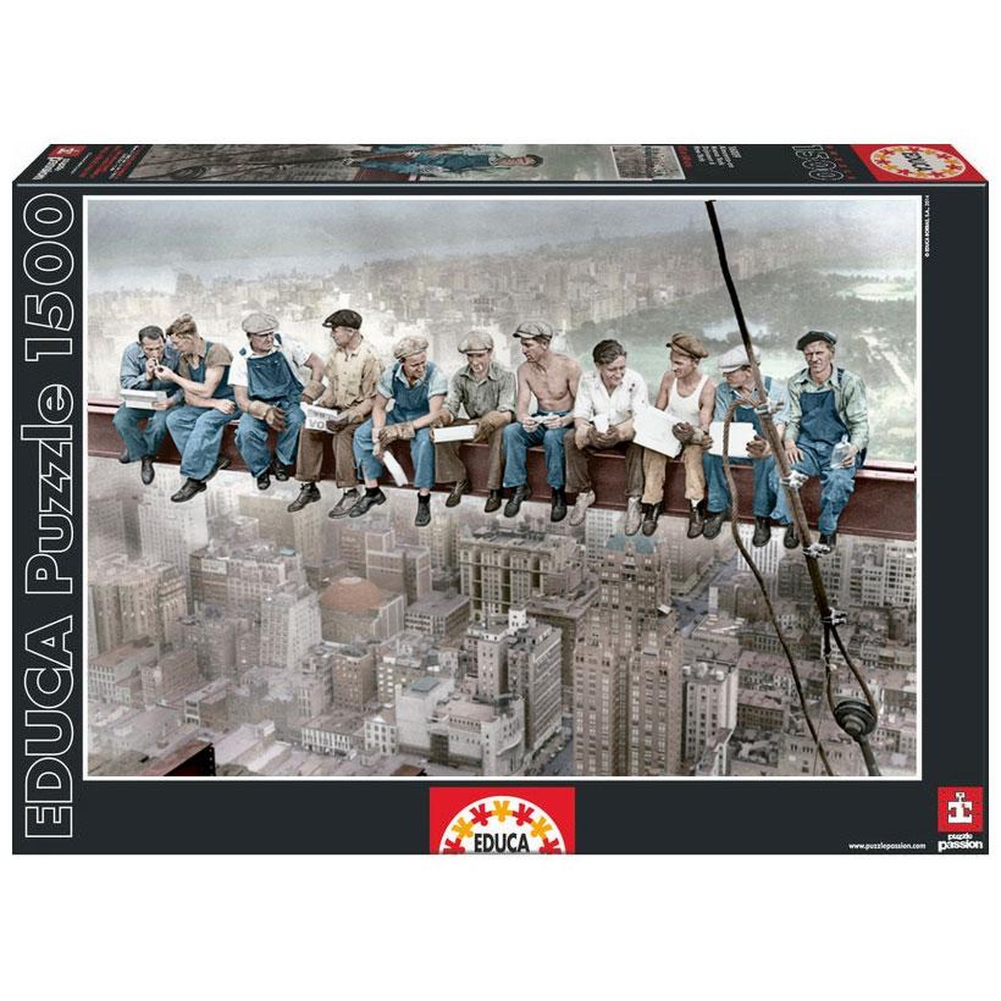 Voir la diapositive 2 : EDUCA EDUCA Puzzle 1500 Pieces - Dejeuner a New York