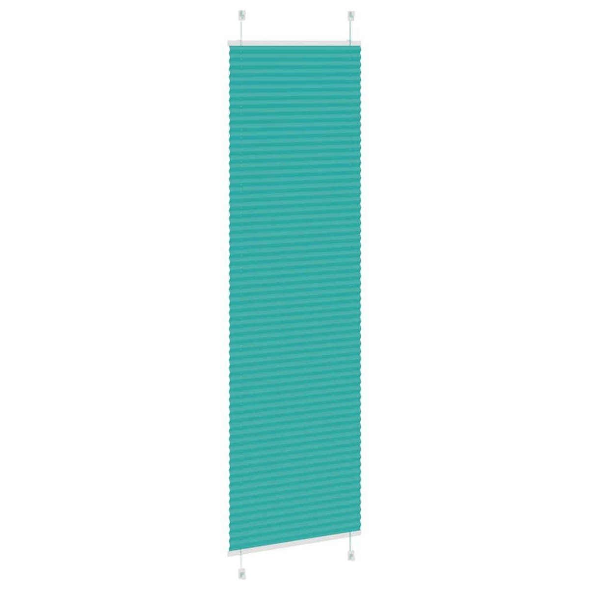VIDAXL Store plisse vert petrole 60x200 cm largeur du tissu 59,4 cm