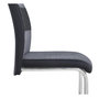 Voir la diapositive 2 : IDIMEX Lot de 4 chaises ERZA, en tissu