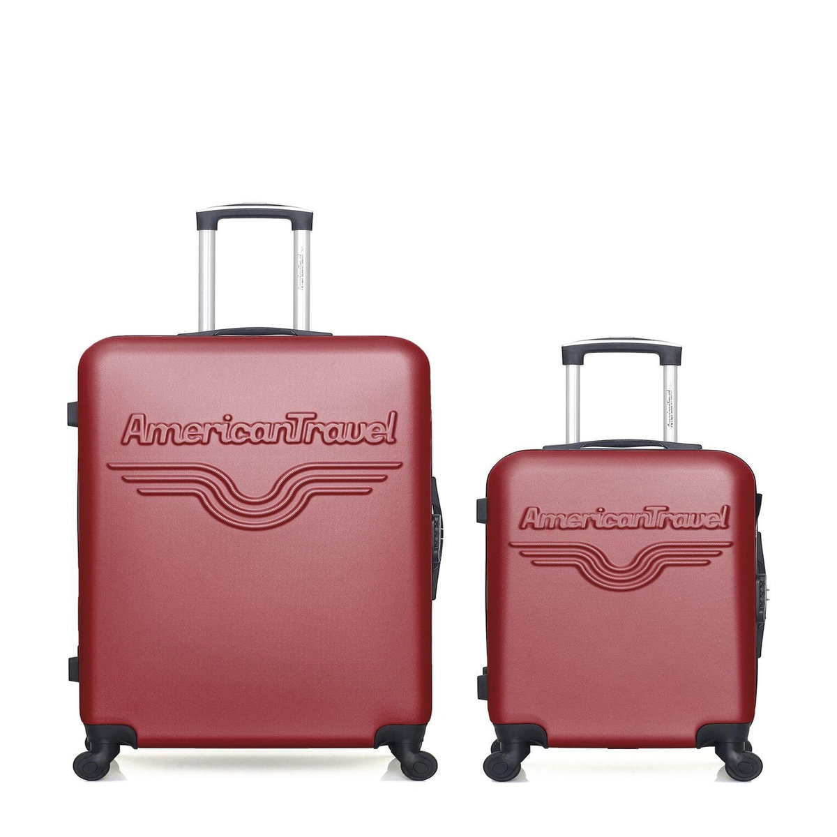 AMERICAN TRAVEL AMERICAN TRAVEL - LOT DE 2 - Valise Grand Format et Valise Cabine CHELSEA
