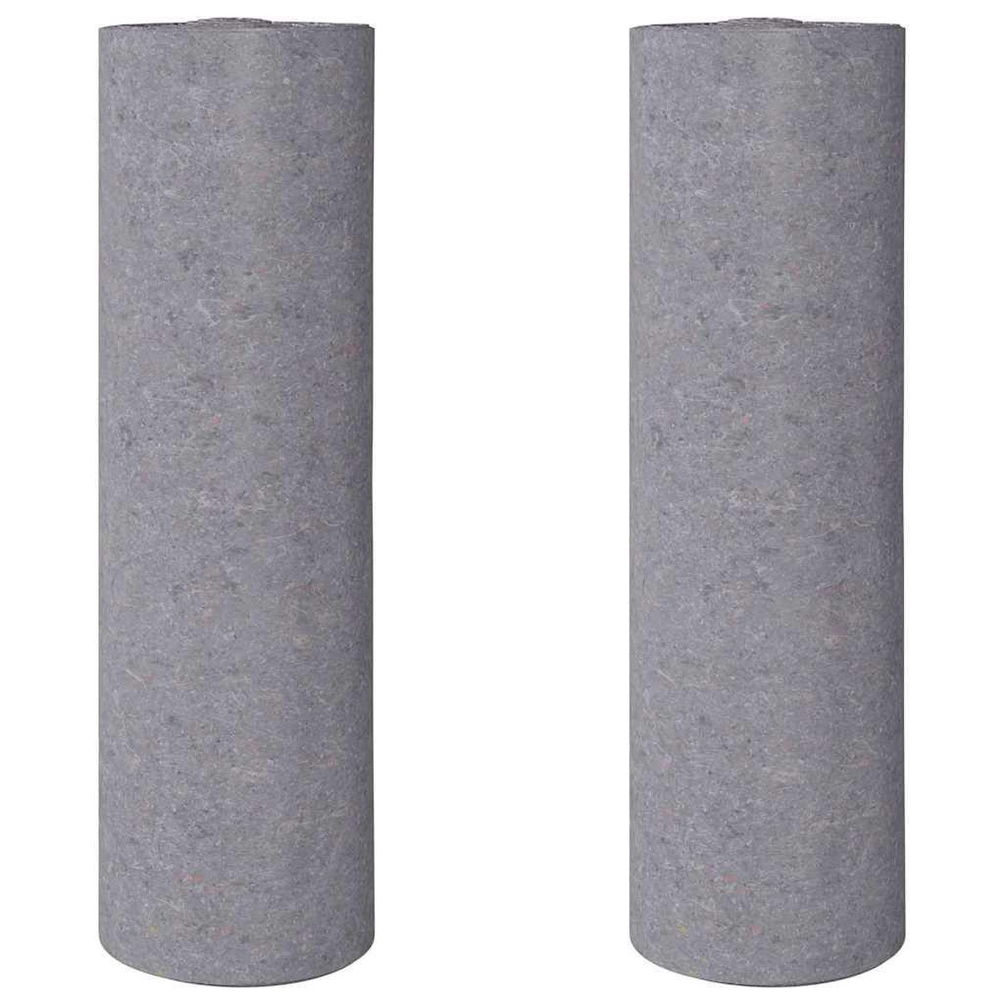 Voir la diapositive 2 : VIDAXL Polaires de peintre antiderapantes 2 pcs 5055 cm 220 g/m² gris