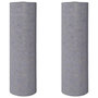 Voir la diapositive 2 : VIDAXL Polaires de peintre antiderapantes 2 pcs 5055 cm 220 g/m² gris