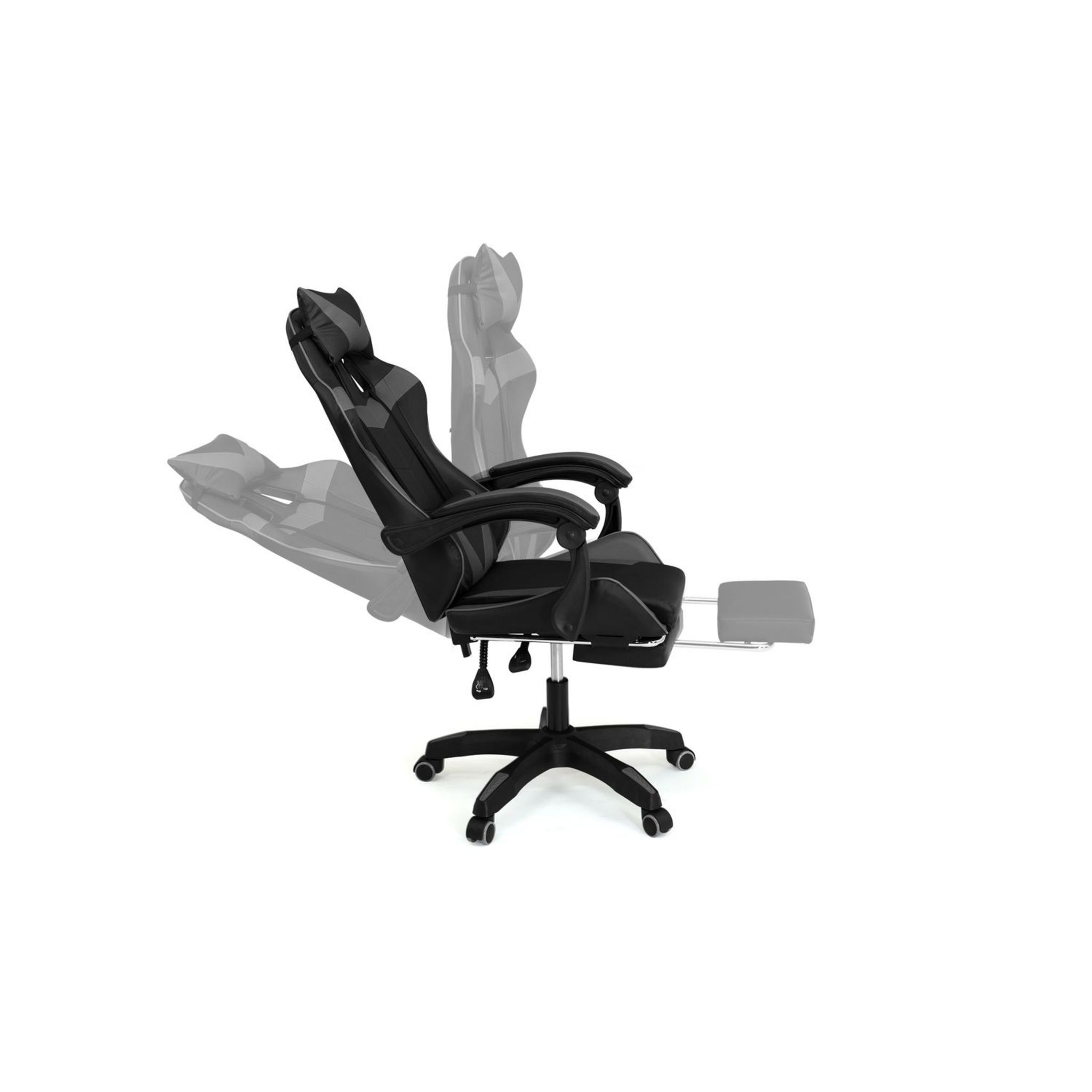 Fauteuil de bureau gamer pivotant ajustable en hauteur GEEK
