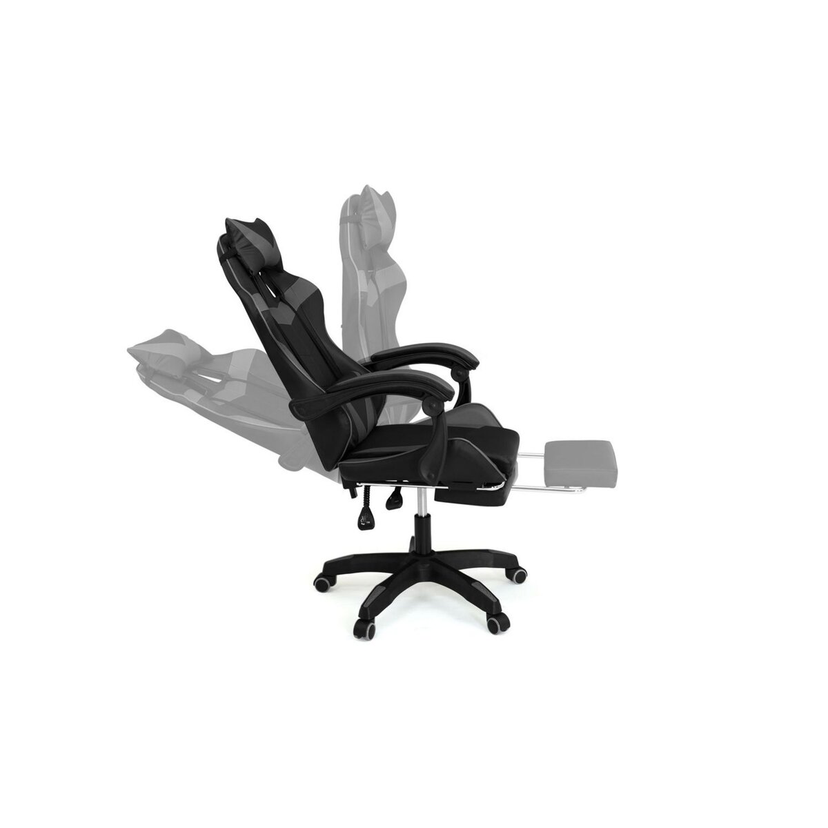 Fauteuil de bureau gamer pivotant ajustable en hauteur GEEK