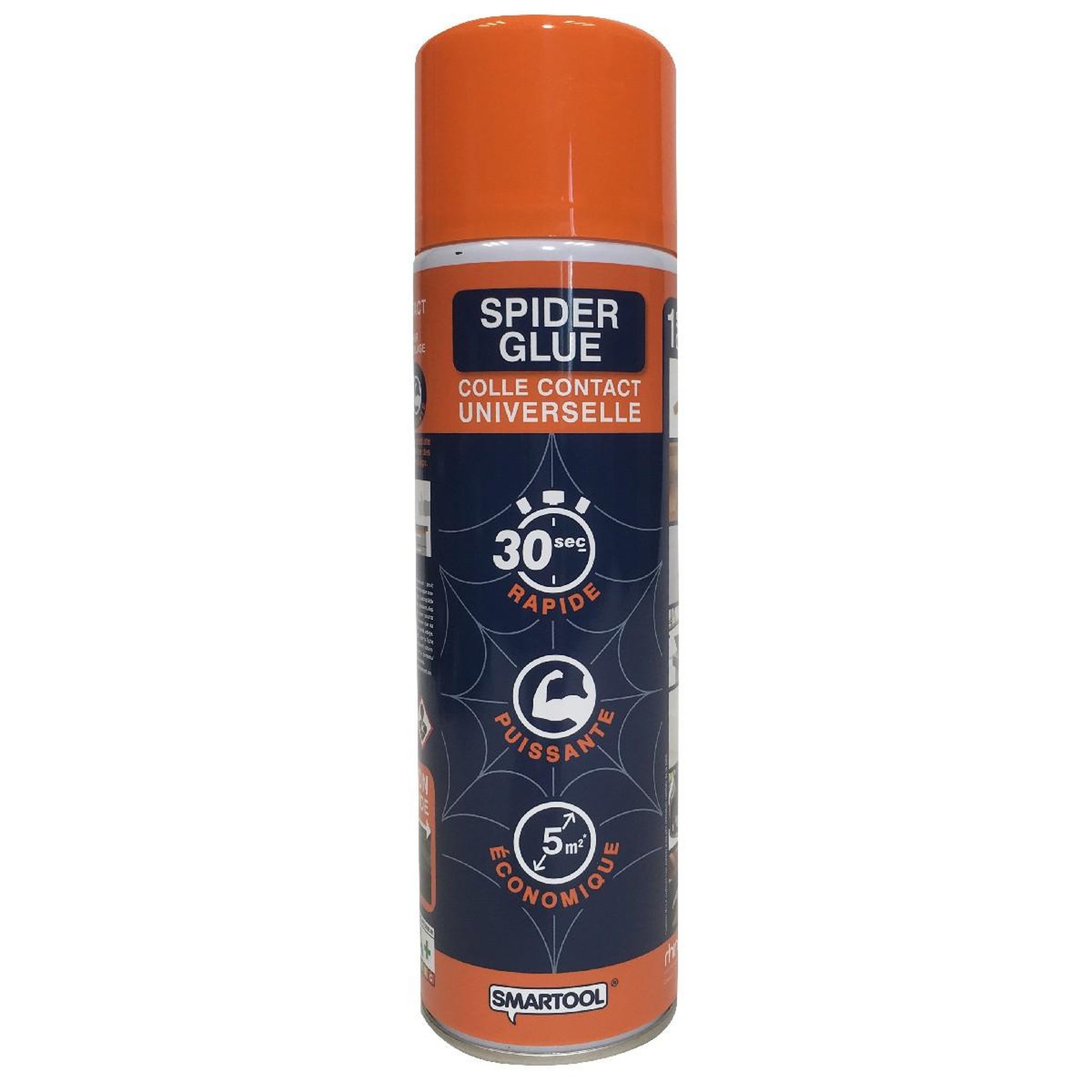 SMARTOOL Colle glue universelle spray spider glue 200ml prise 30 sec smartool