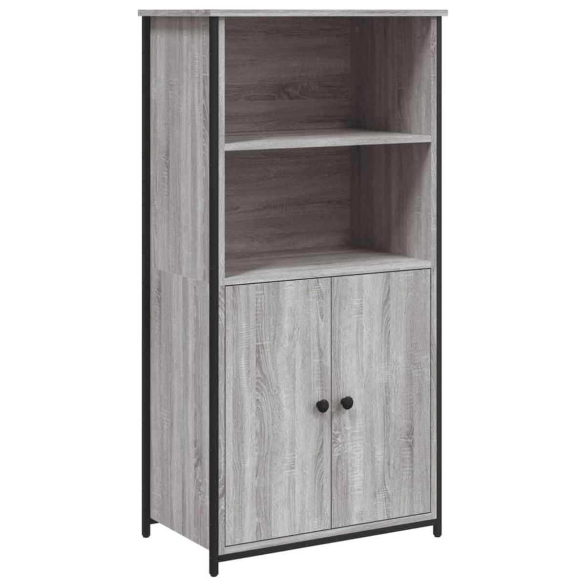 VIDAXL Buffet haut sonoma gris 62x36x121,5 cm bois d'ingenierie