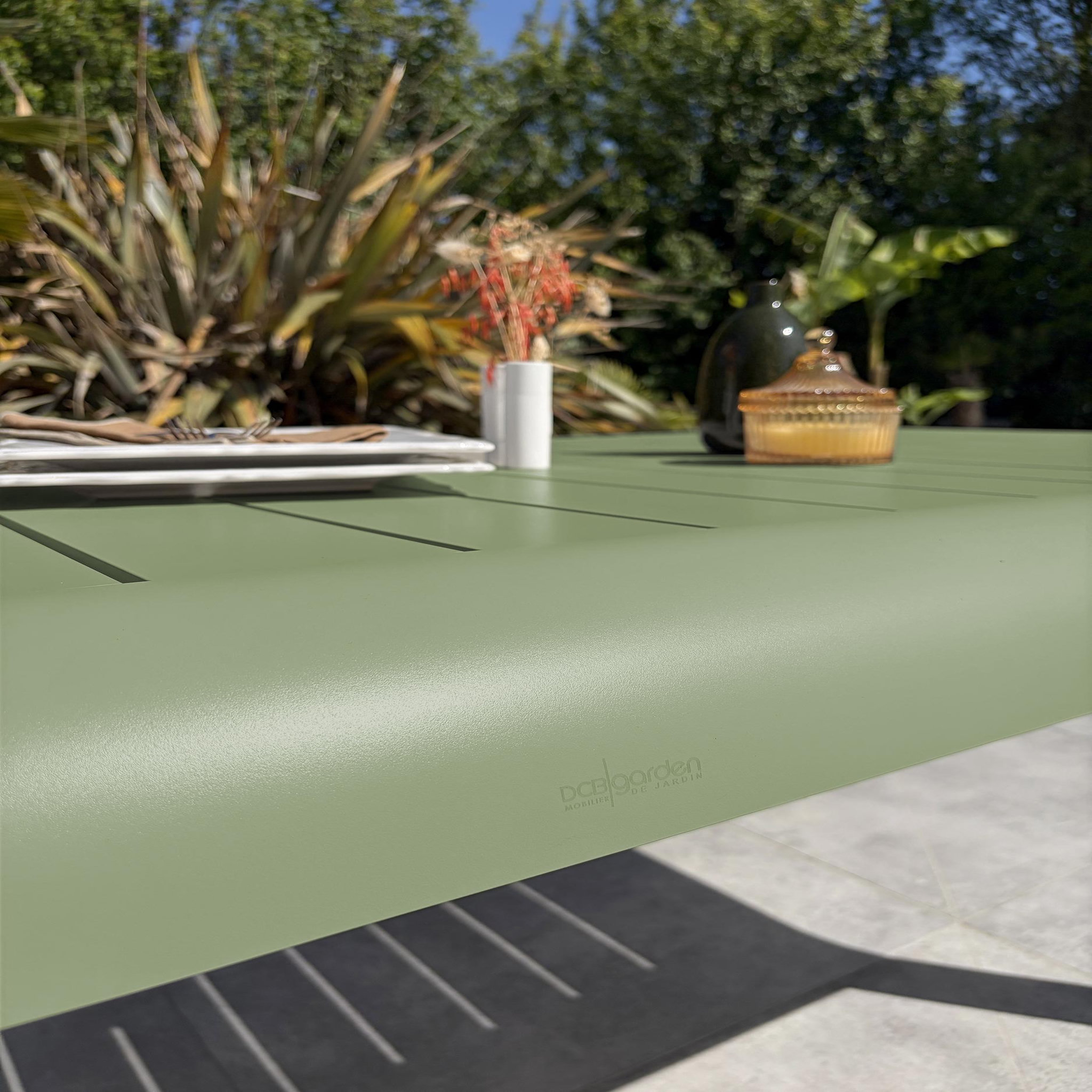 Voir la diapositive 5 : DCB GARDEN Table de jardin en aluminium