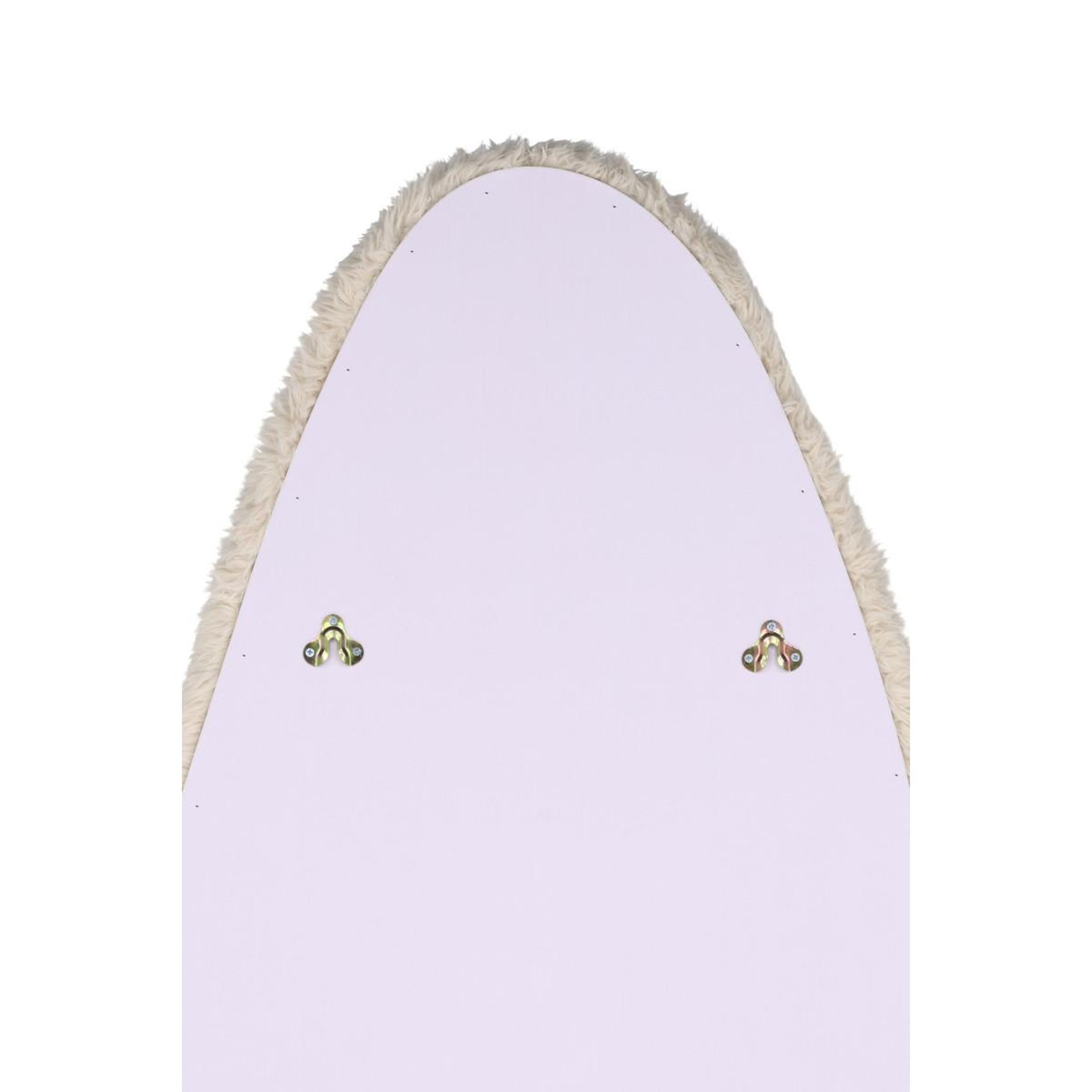 Voir la diapositive 2 : Paris Prix Miroir Imitation Fourrure  Mirza  160cm Beige
