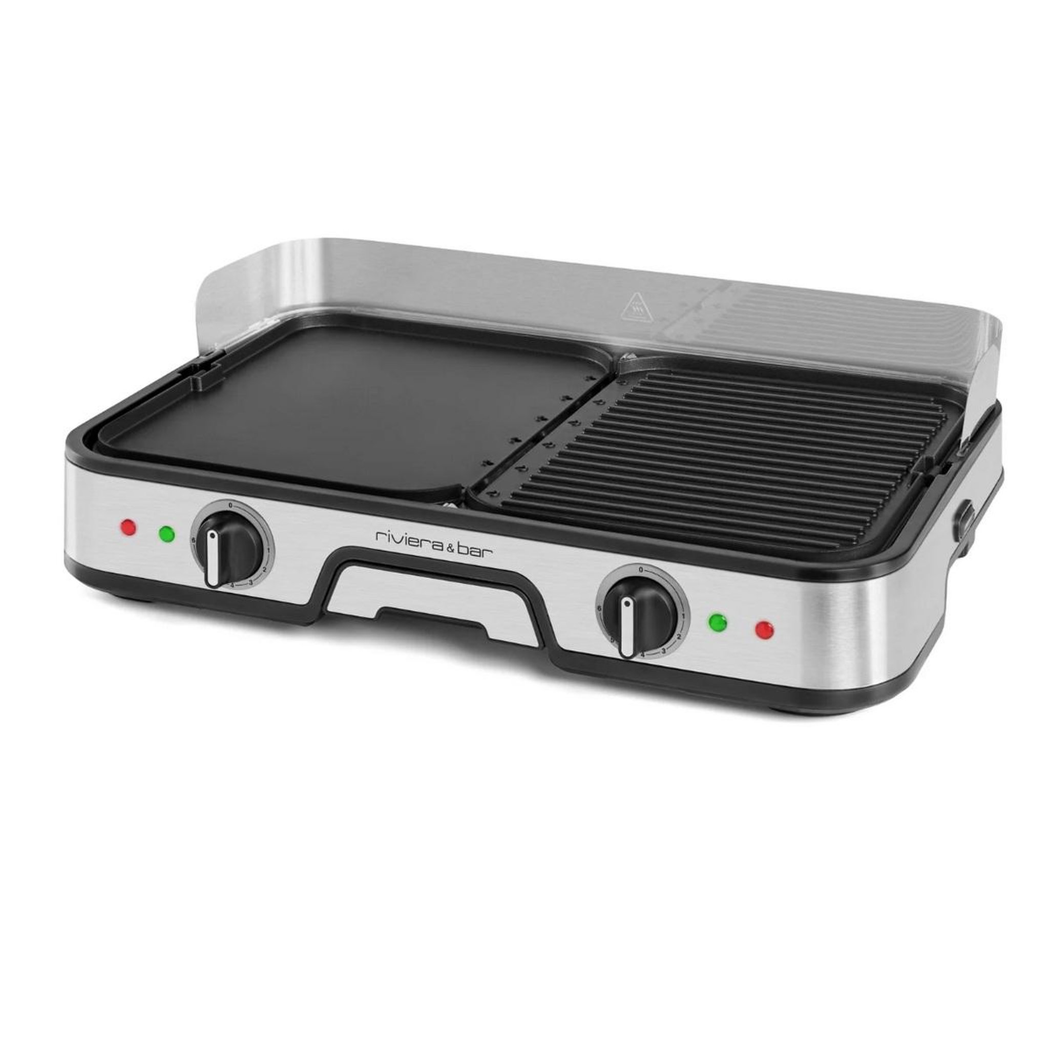 Voir la diapositive 1 : Riviera & Bar Plancha gril électrique 2000w 45.5x29 cm - QPL525