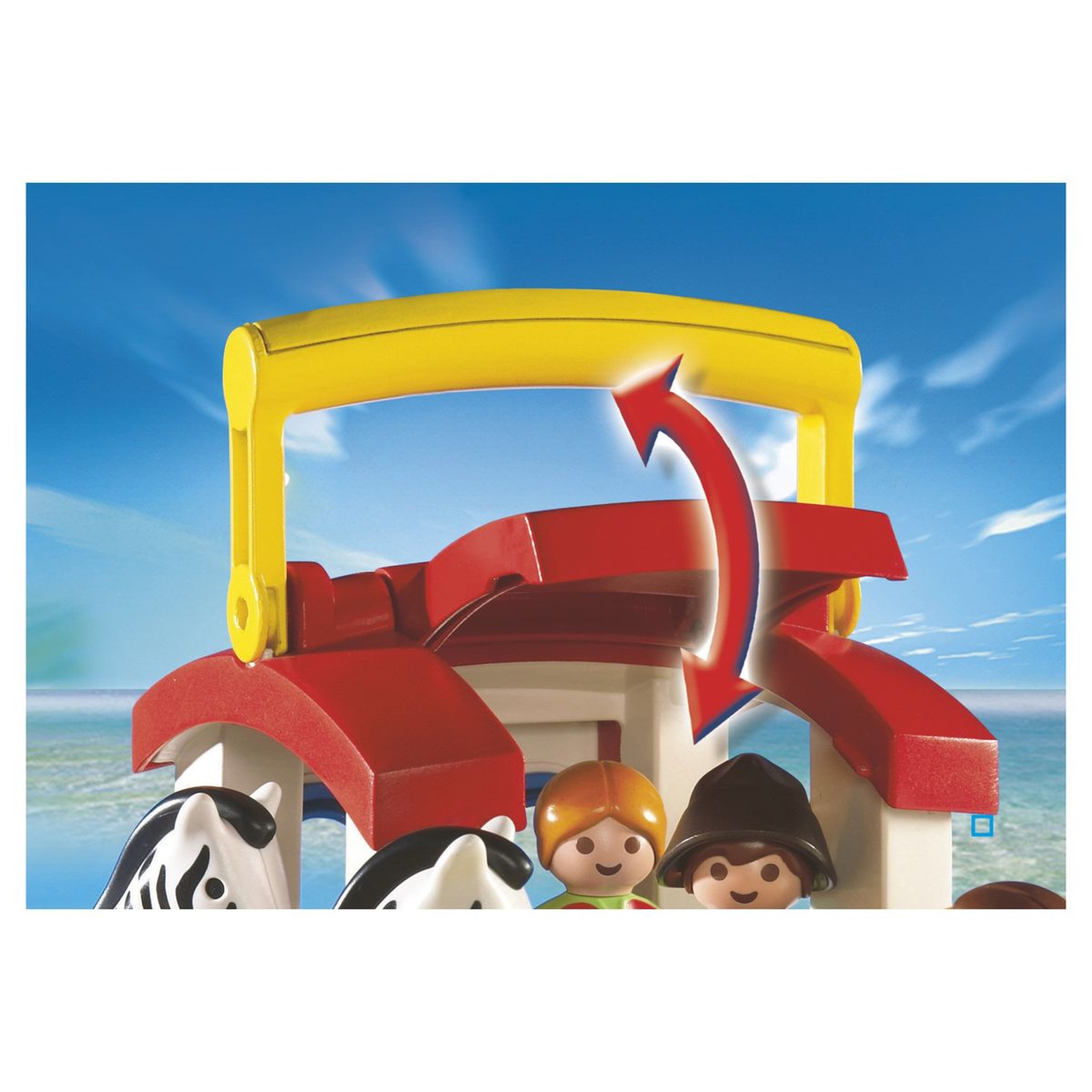 Voir la diapositive 4 : PLAYMOBIL 6765 - 1.2.3 - Arche de Noé Transportable