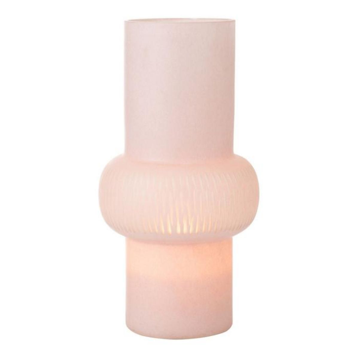 Paris Prix Vase Design Ligne & Boule  Octave  40cm Rose