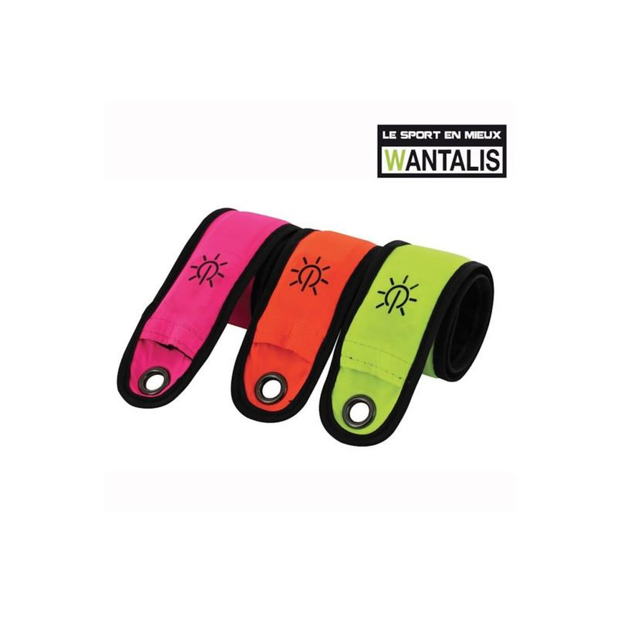 Voir la diapositive 2 : Wantalis Accessoire sécurité et signalisation Wantalis BRASSARD LUMINEUX ILUMIN8 ORANGE