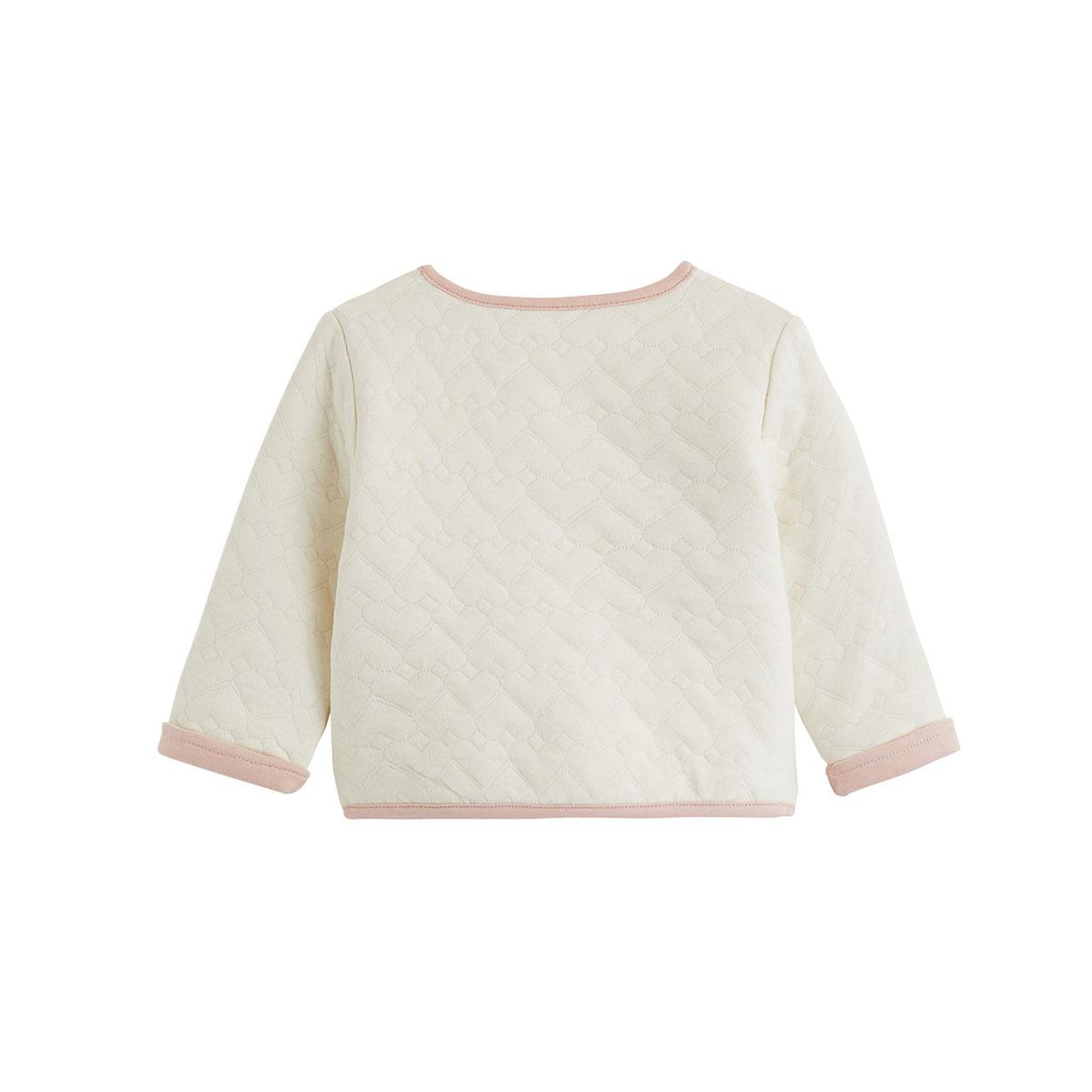 Voir la diapositive 2 : PETIT BEGUIN Veste bébé en molleton Miette