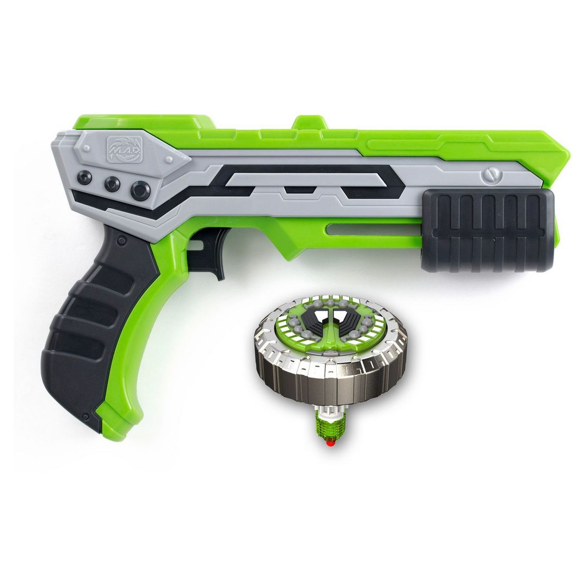 SILVERLIT Blaster avec toupie Spinner mad 