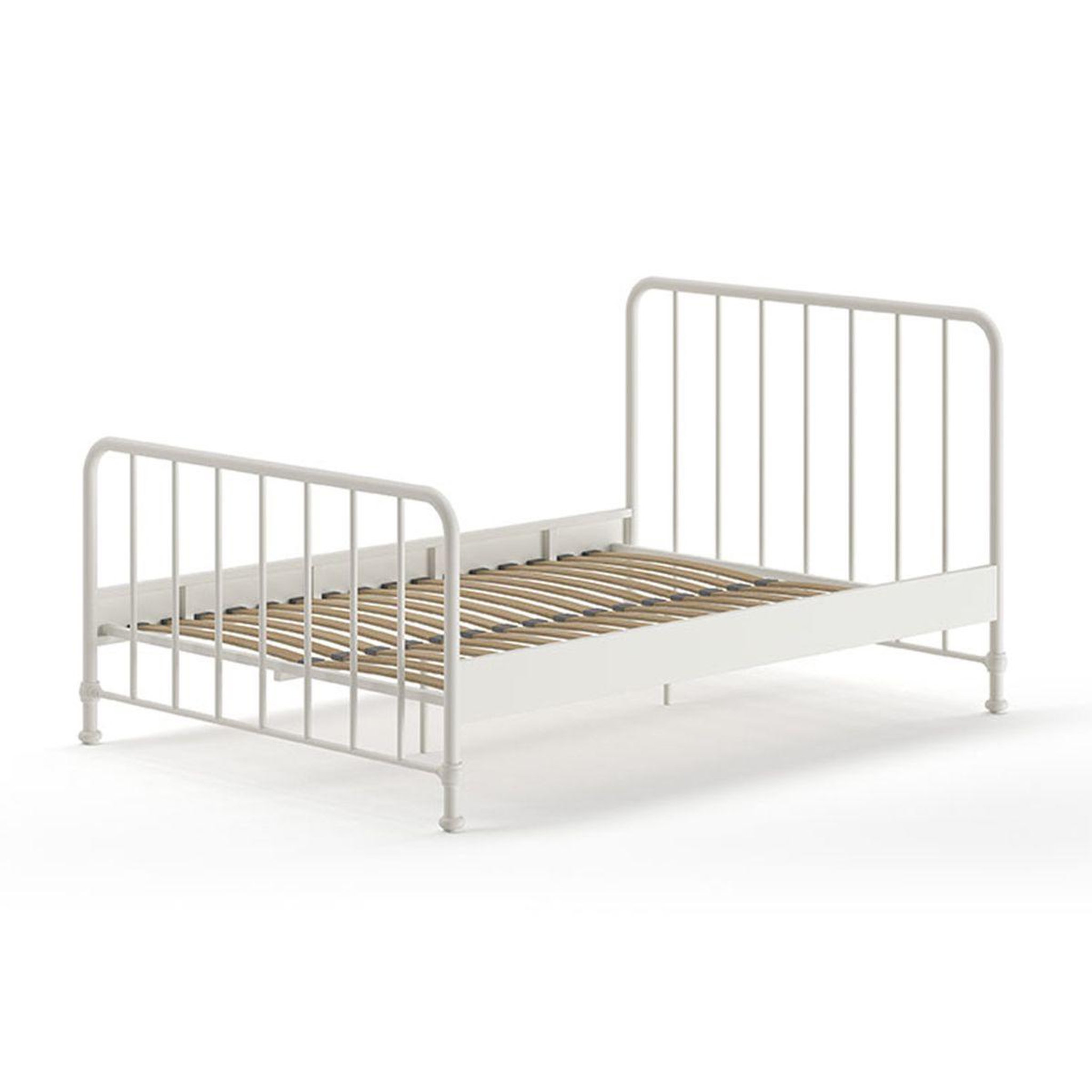 Voir la diapositive 2 : Paris Prix Lit enfant  bronxx  140x200cm blanc