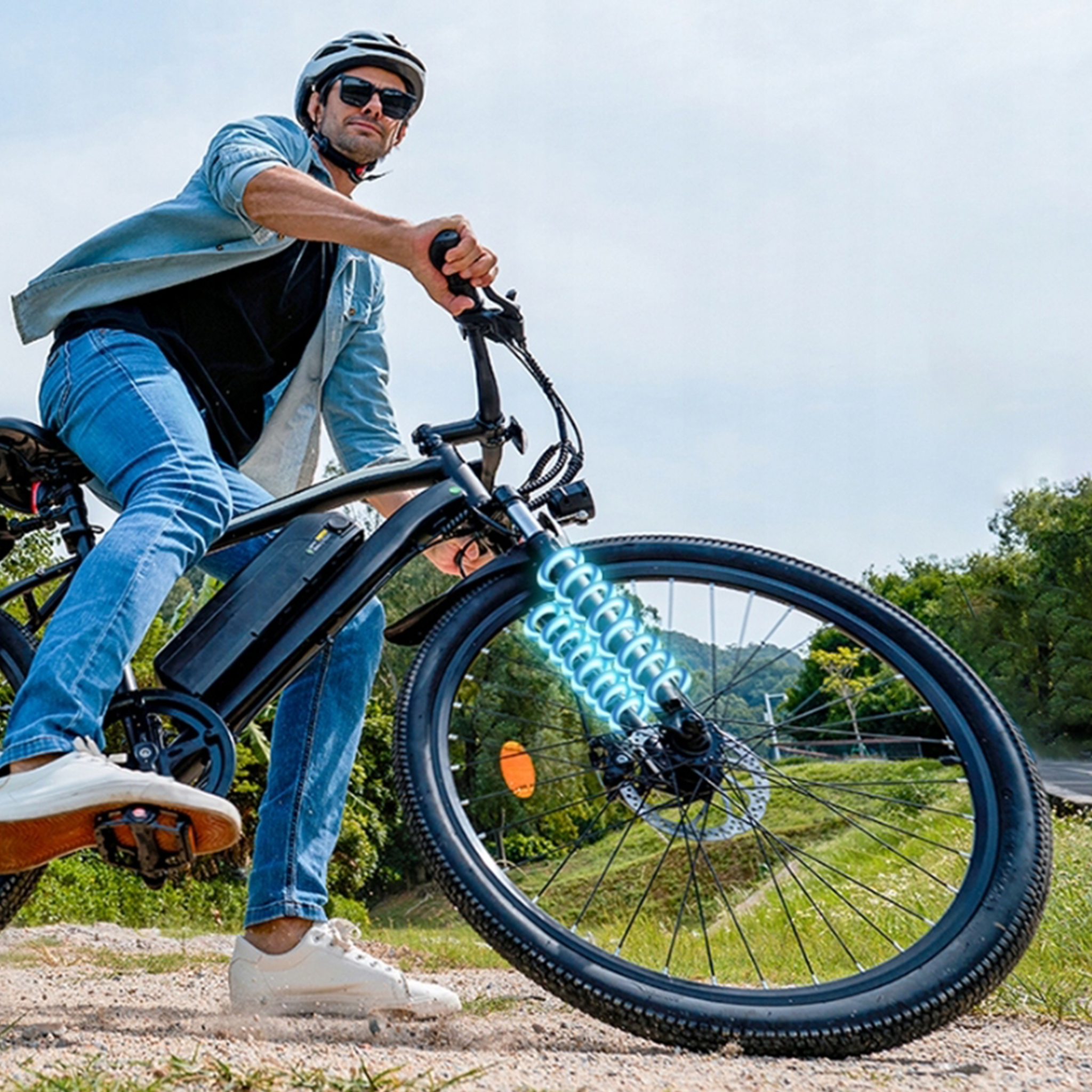 Voir la diapositive 6 : ISCOOTER Vélo électrique urbain iScooter EB3, 500 W, 36 V, 10,4 Ah, autonomie 75-100 km, noir