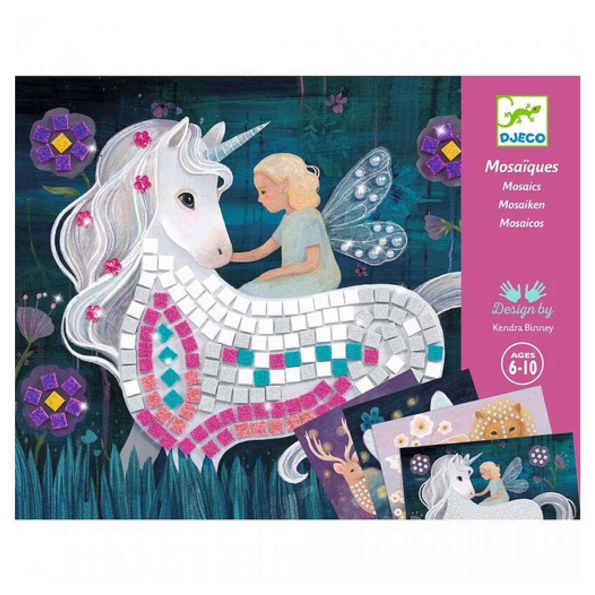 Djeco Kit de Mozaique Le monde enchante