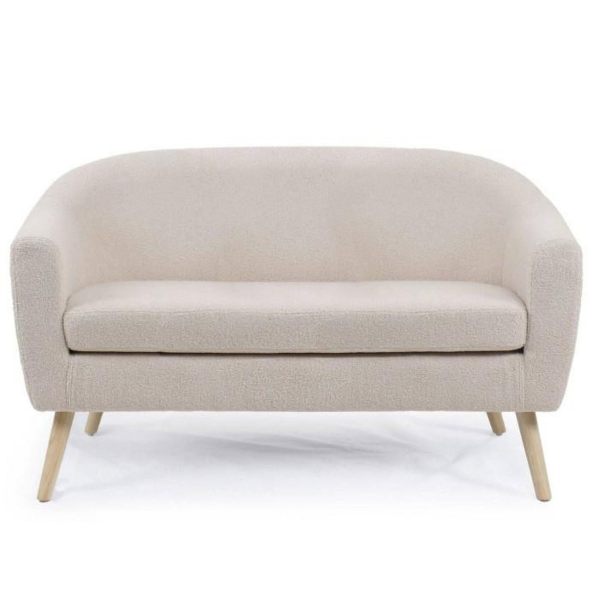 Paris Prix Canapé 2 Places Bouclette  German  129cm Beige