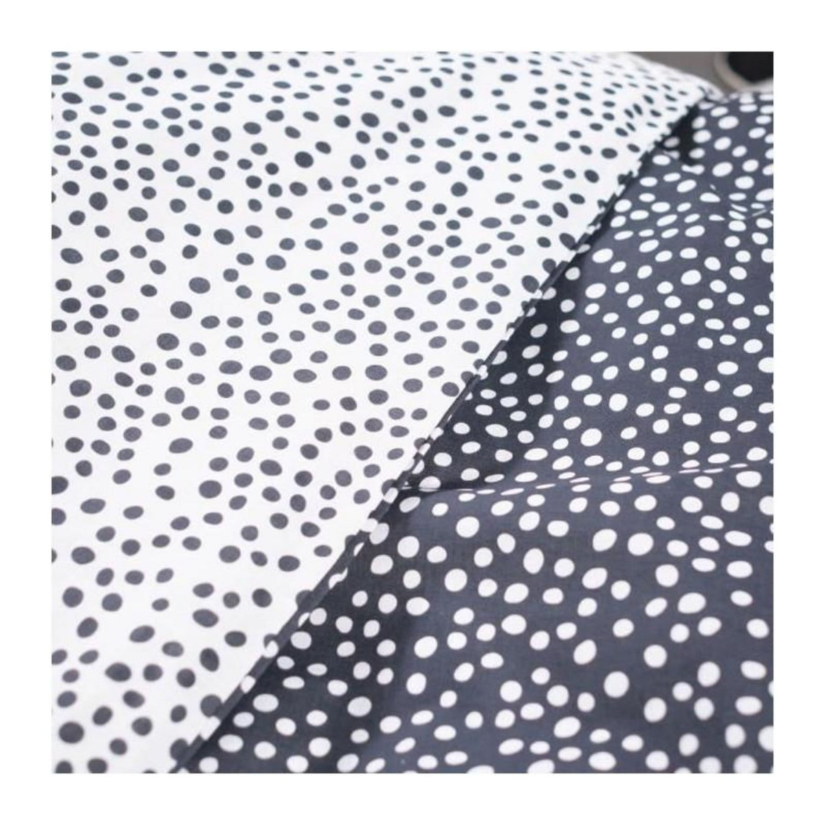 Today Parure de lit TODAY - housse de couette 140x200 + 2 taies d'oreiller 63x63 - 1 personne - FUNNY2.8 - Vert