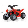 Voir la diapositive 3 : MILLY MALLY Quad electrique Honda ATV Rouge
