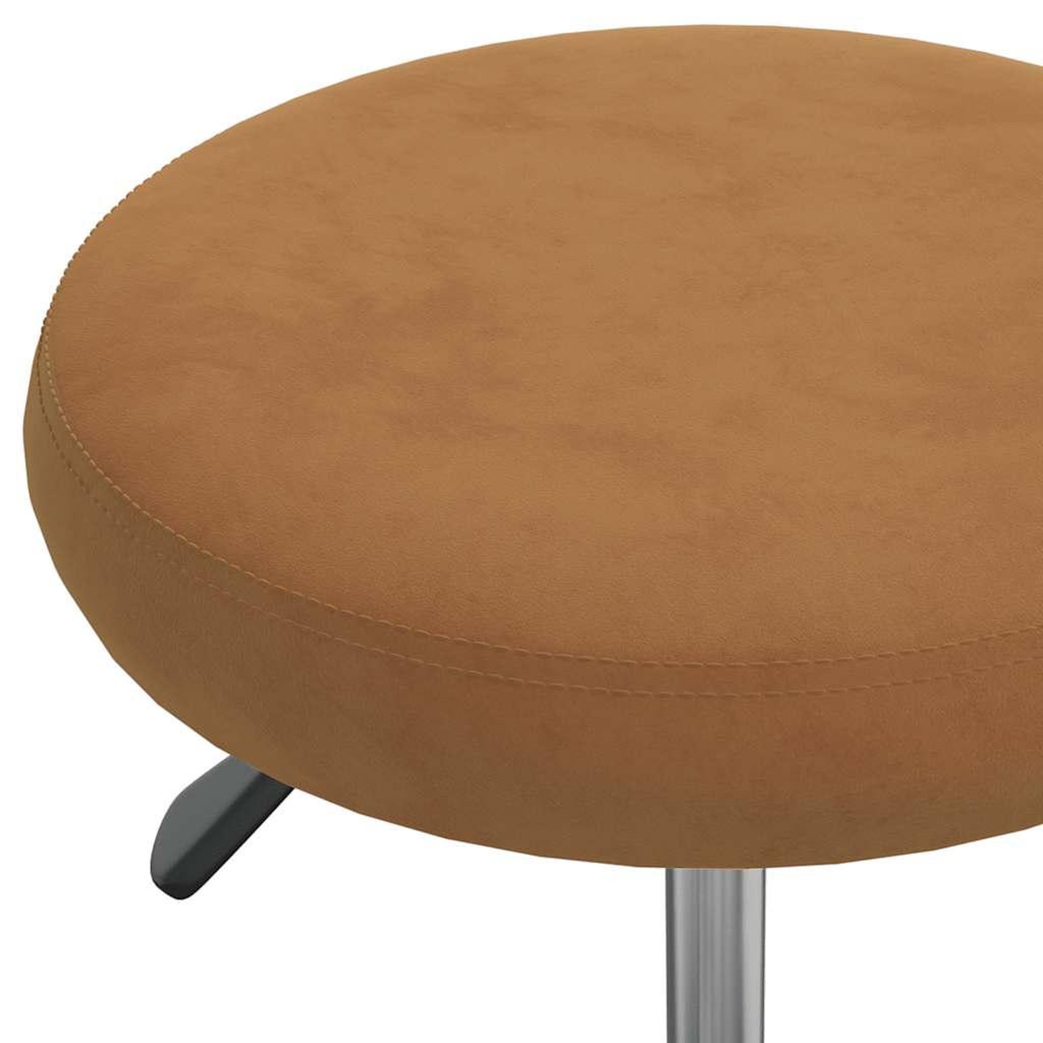 Voir la diapositive 5 : VIDAXL Chaise de bureau pivotante marron velours