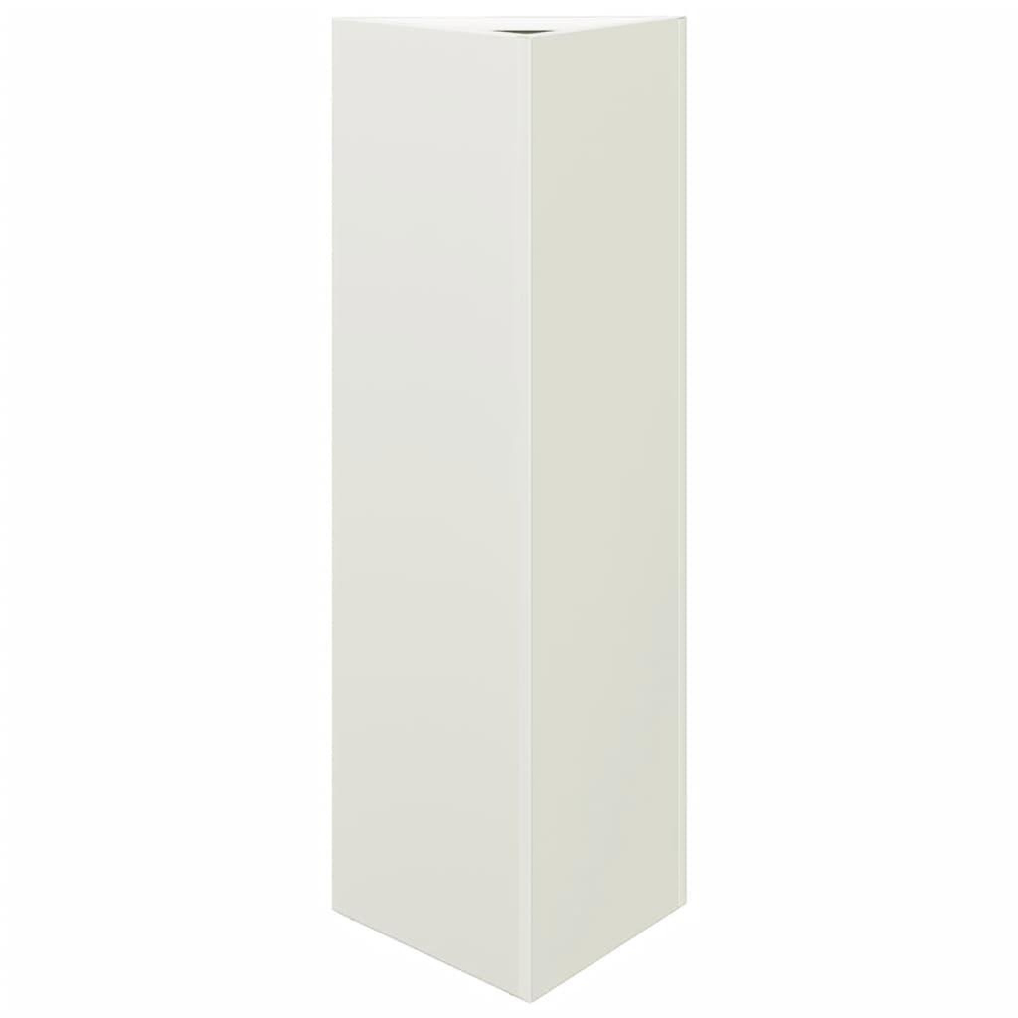Voir la diapositive 2 : VIDAXL Jardiniere blanc triangulaire 30x26x75 cm acier